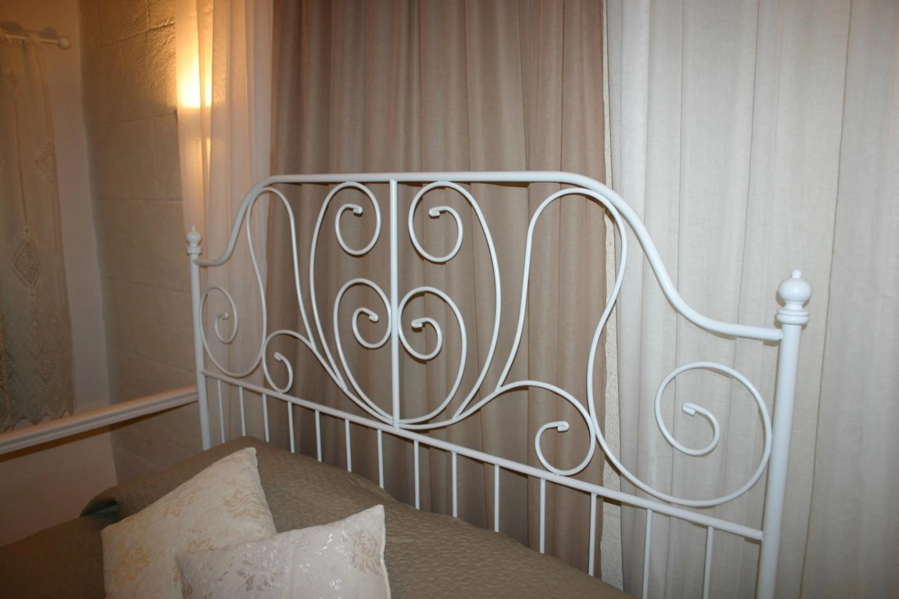 Bed in Evdokia Hotel