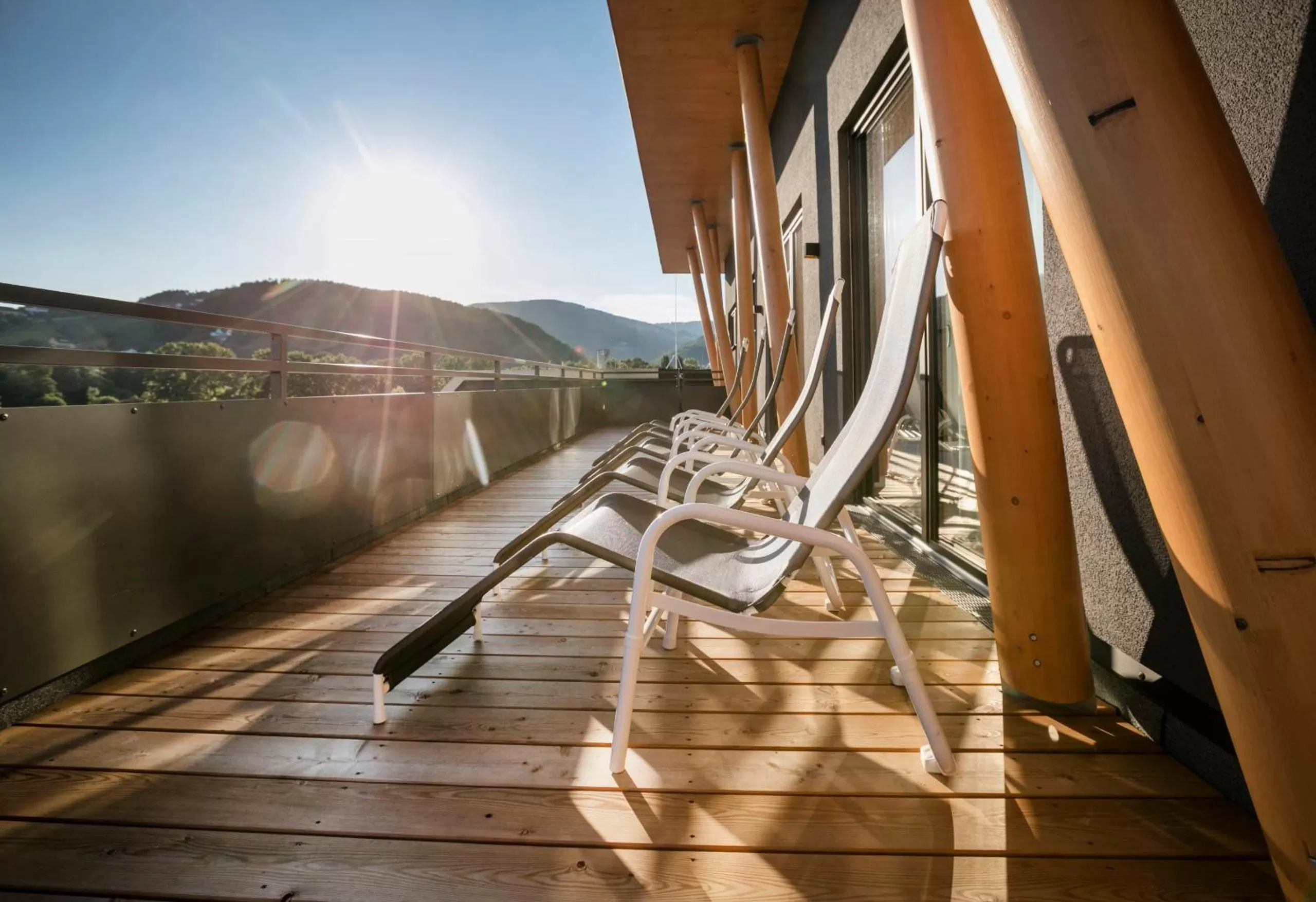 Balcony/Terrace in JUFA Hotel Weiz