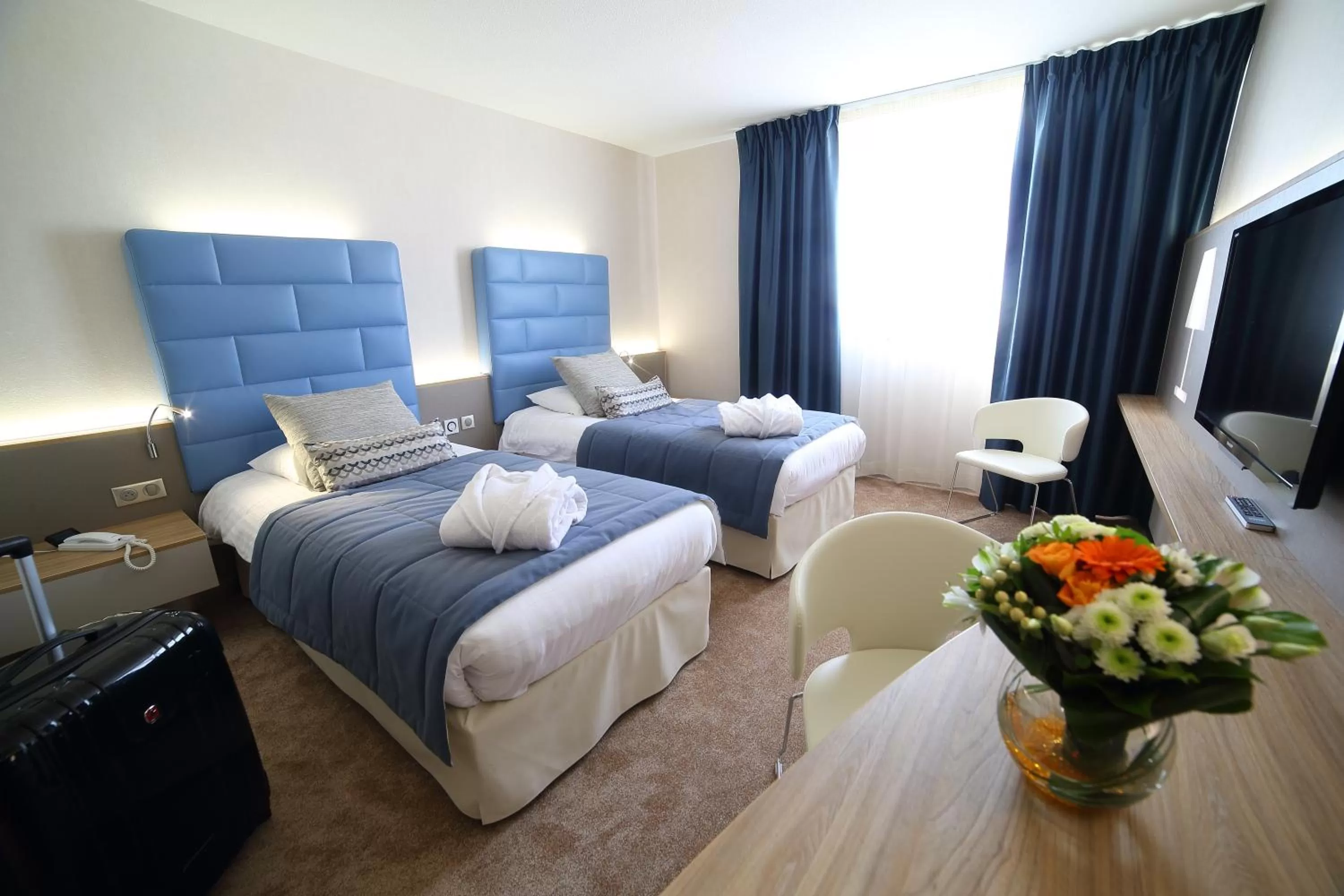 Superior Twin Room in Hotel Plaza - site du Futuroscope