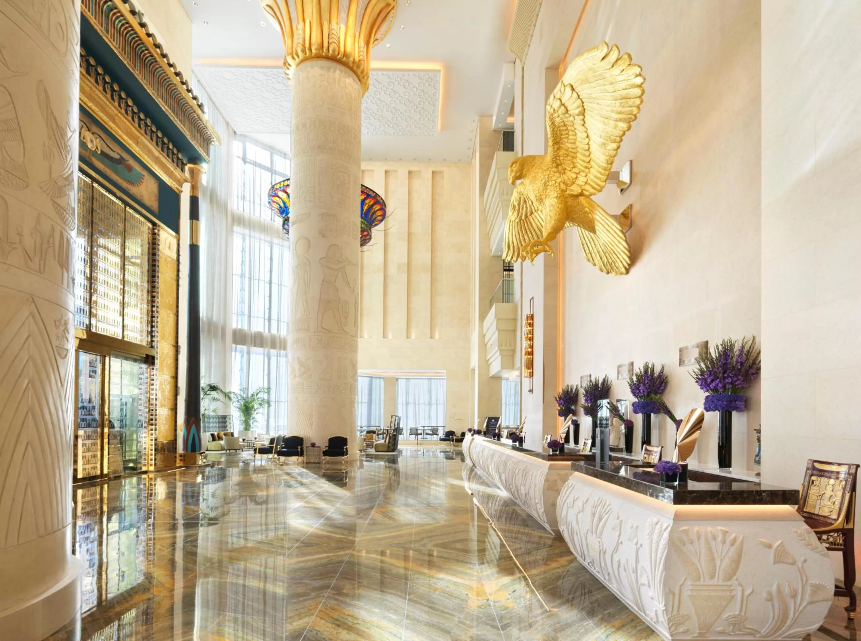 Lobby or reception in Sofitel Dubai The Obelisk