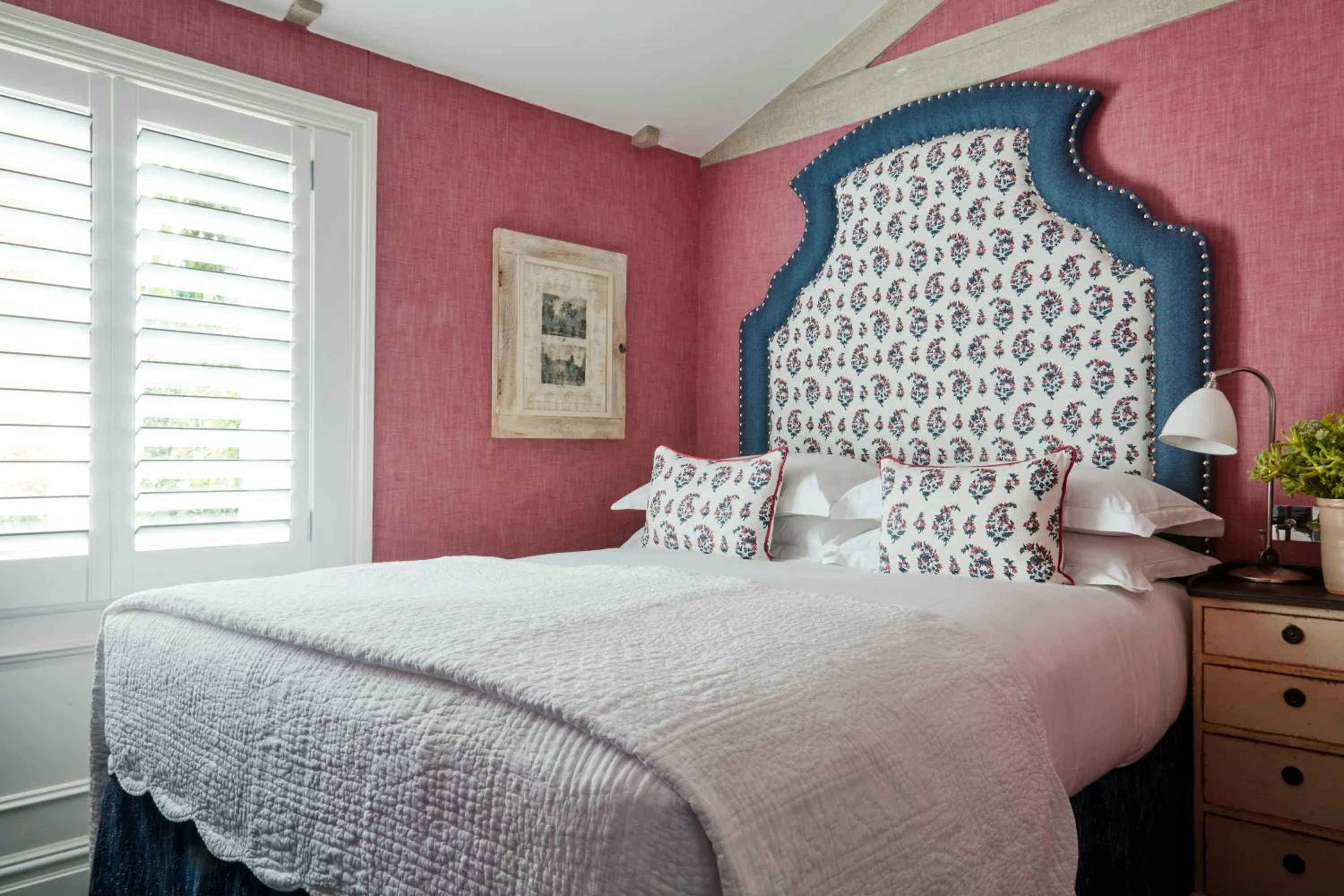 Bedroom, Bed in Number Sixteen, Firmdale Hotels