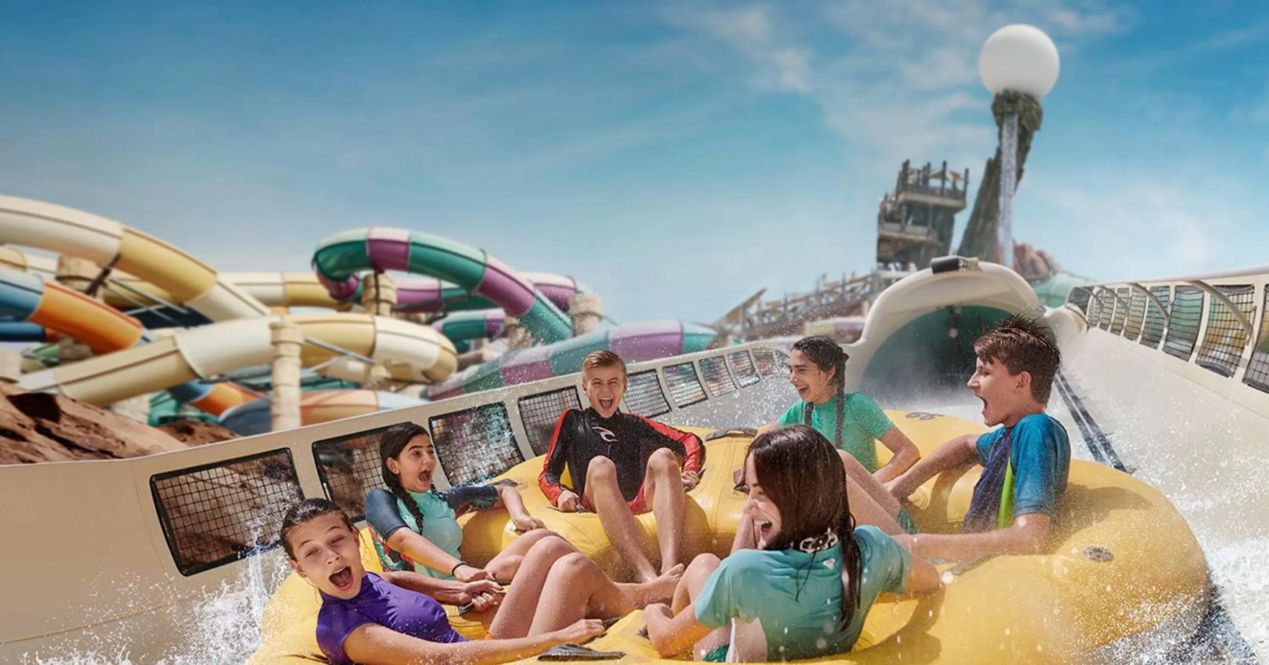 Aqua park in Centro Yas Island-by Rotana