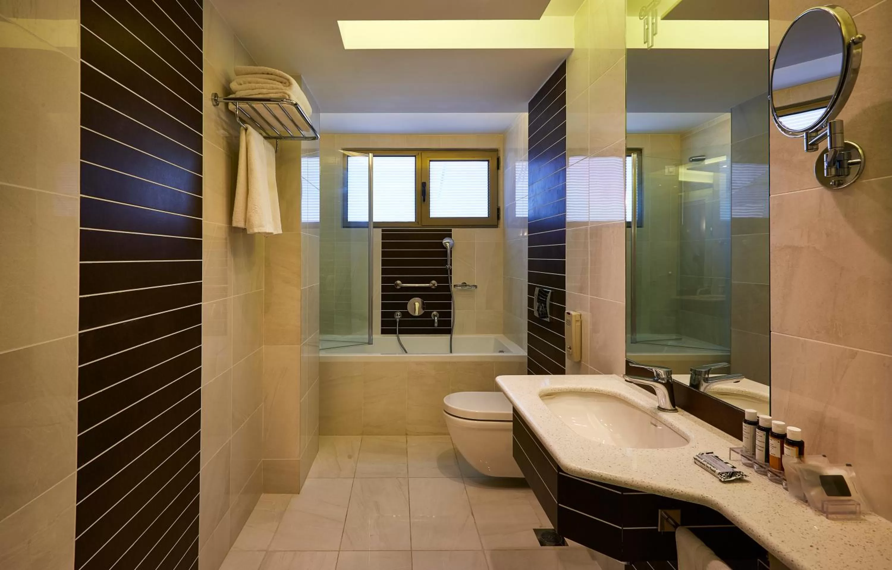 Toilet in Titania Hotel