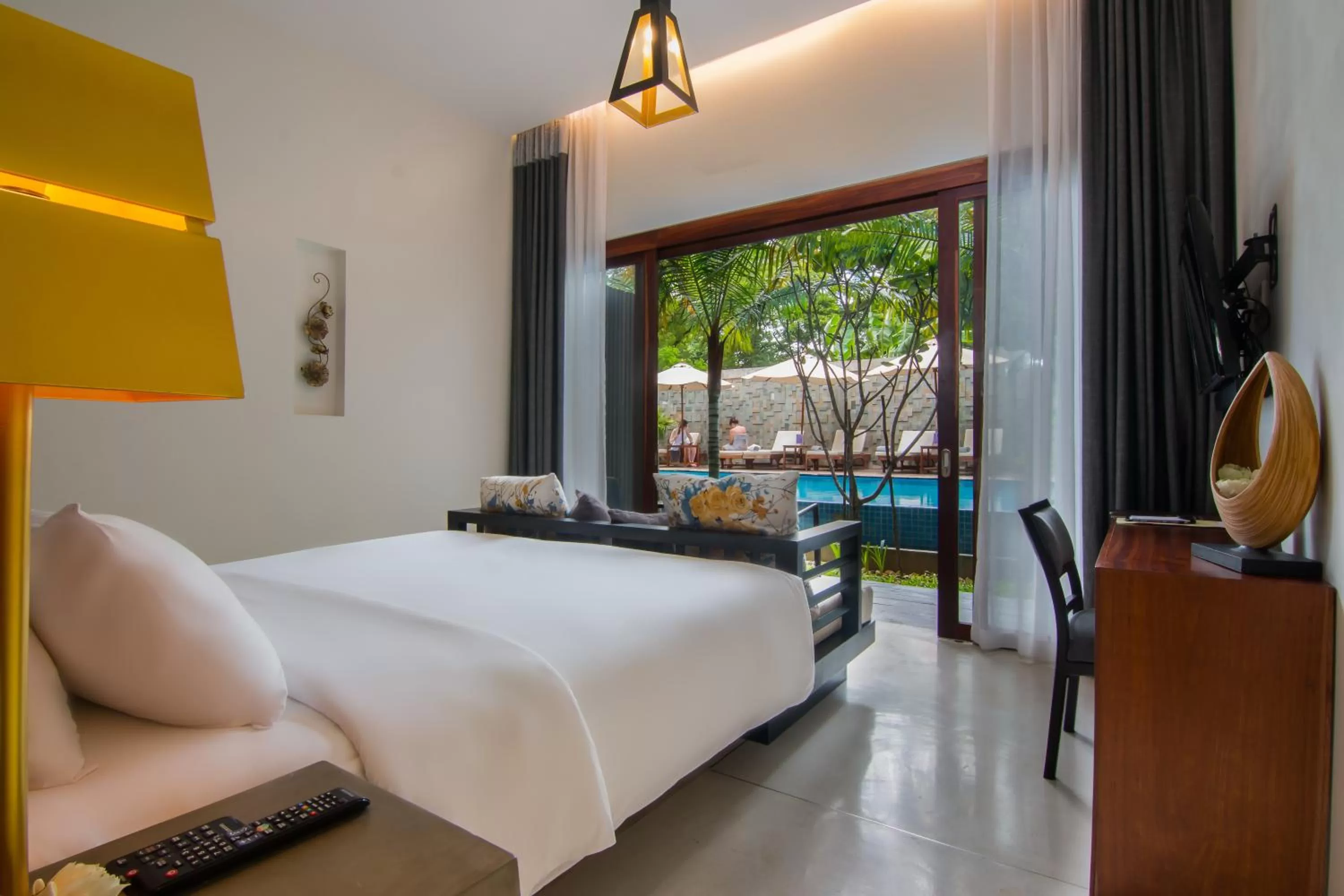 Photo of the whole room, Bed in Apsara Residence Hotel