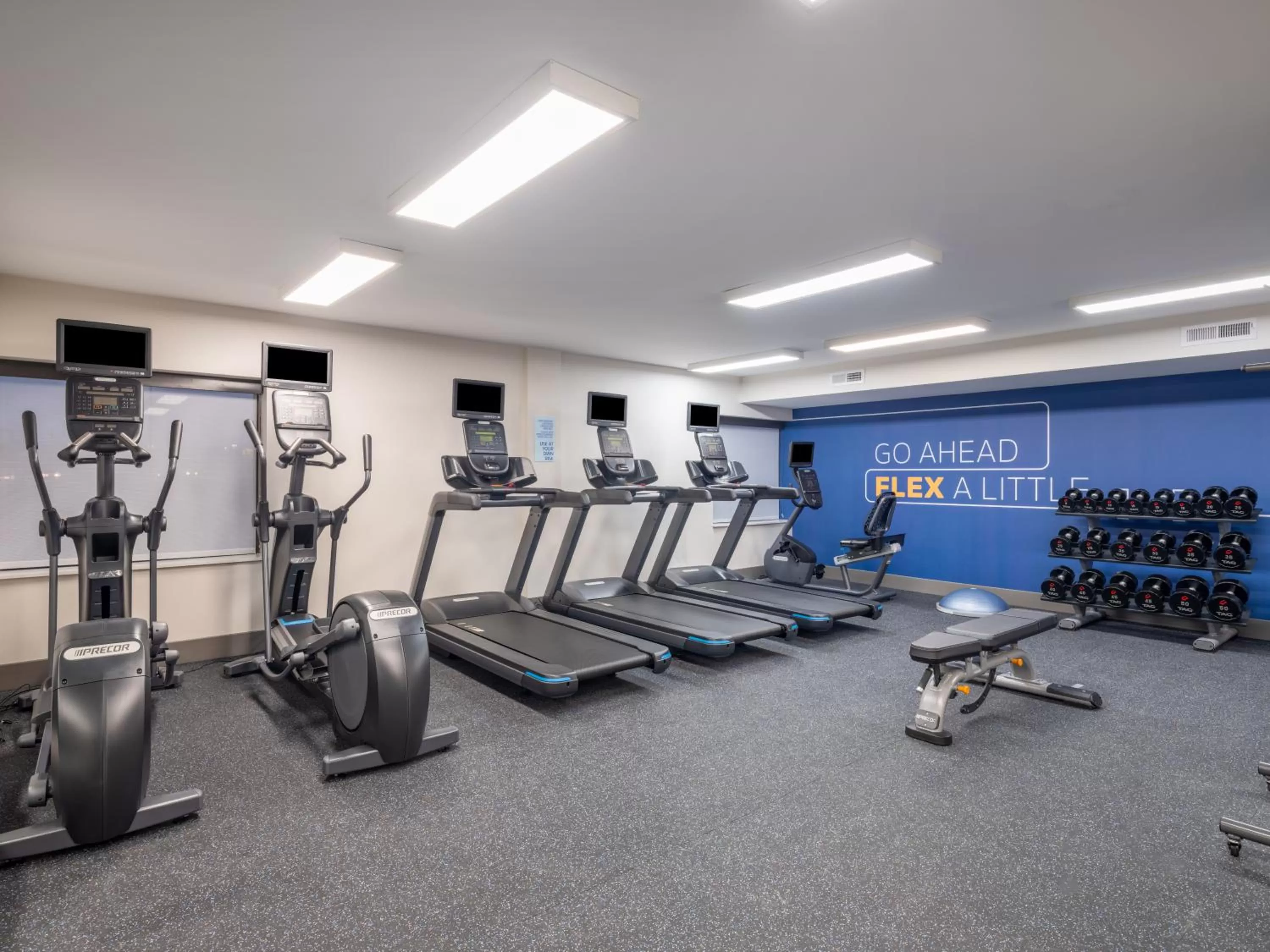 Fitness centre/facilities in Holiday Inn Express & Suites Greensboro - I-40 atWendover by IHG