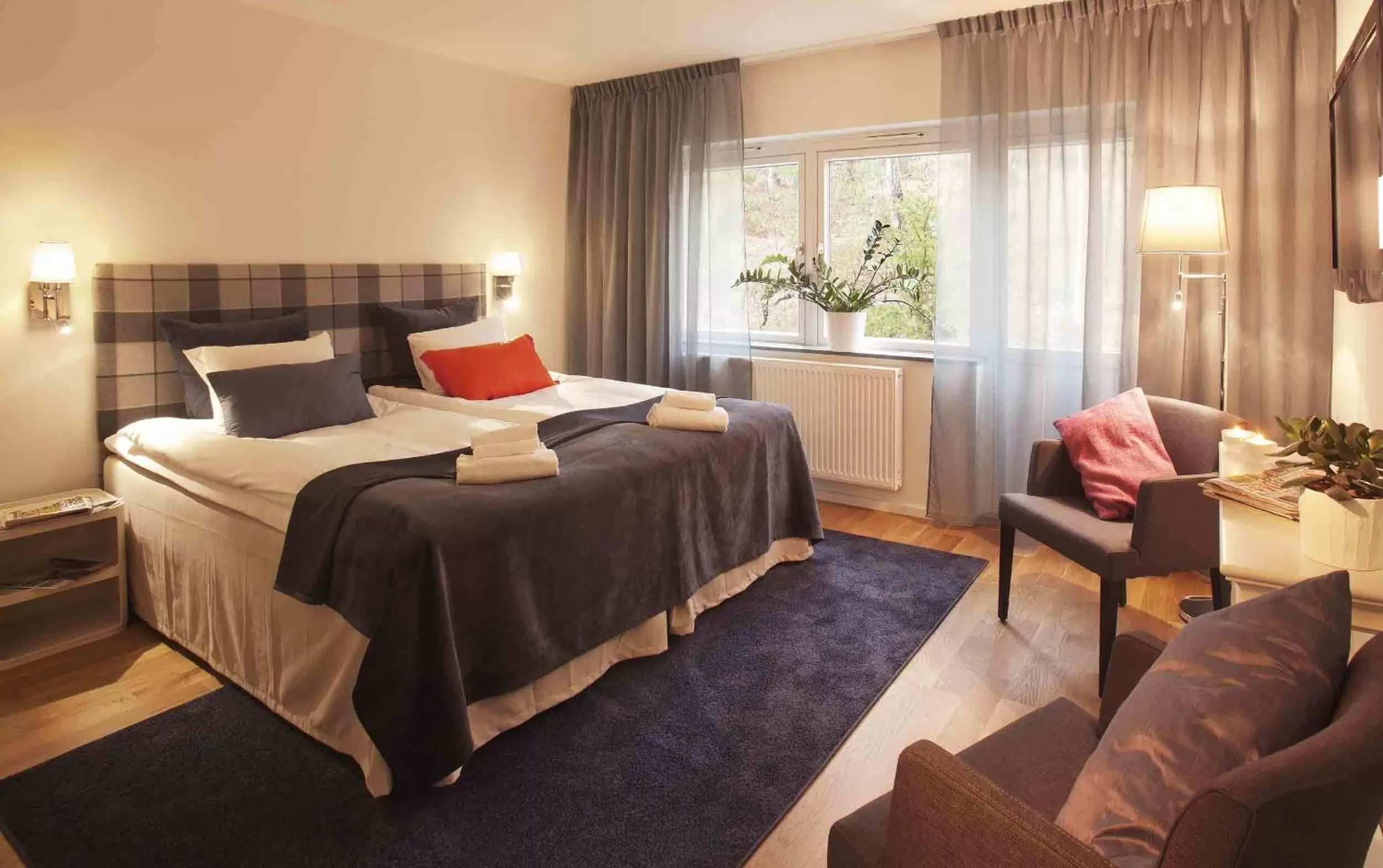 Photo of the whole room, Bed in Bosön Hotell & Konferens