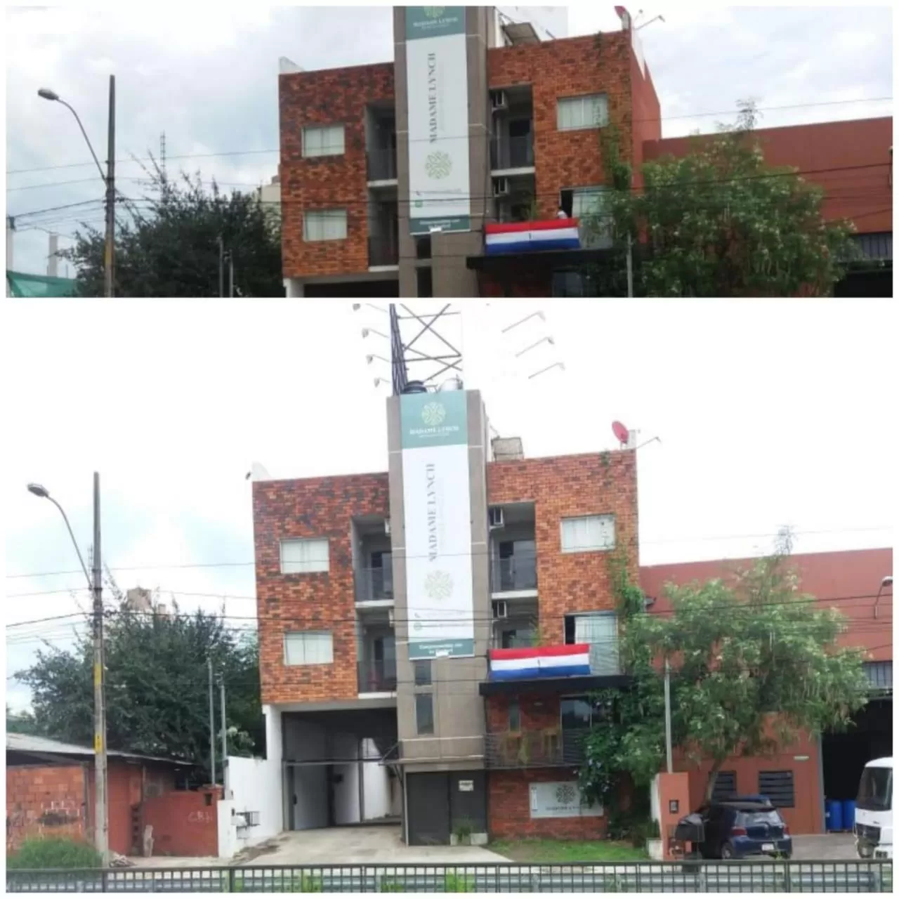 Property building in Madame Lynch Hotel Asuncion