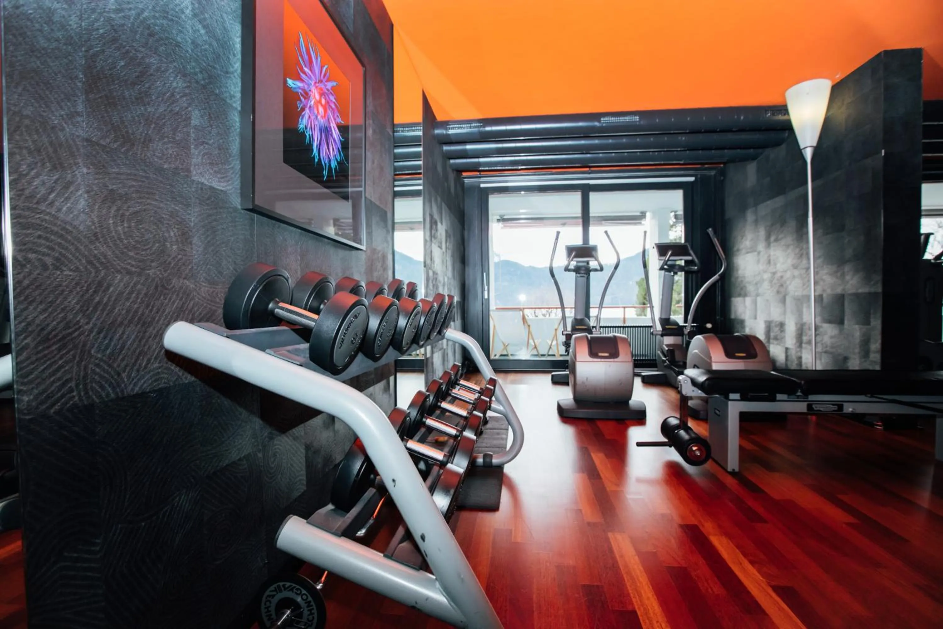 Fitness centre/facilities in Post Hotel Weggis