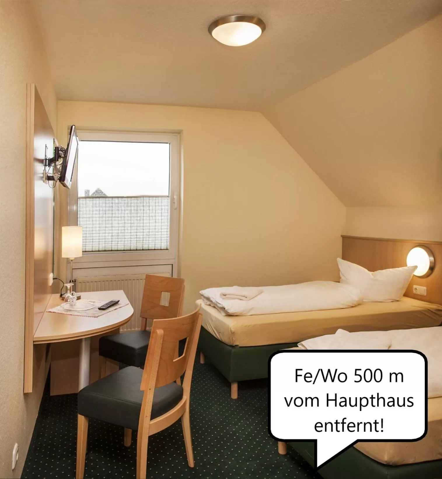 Photo of the whole room, Bed in Gästehaus Scharfe Kurve