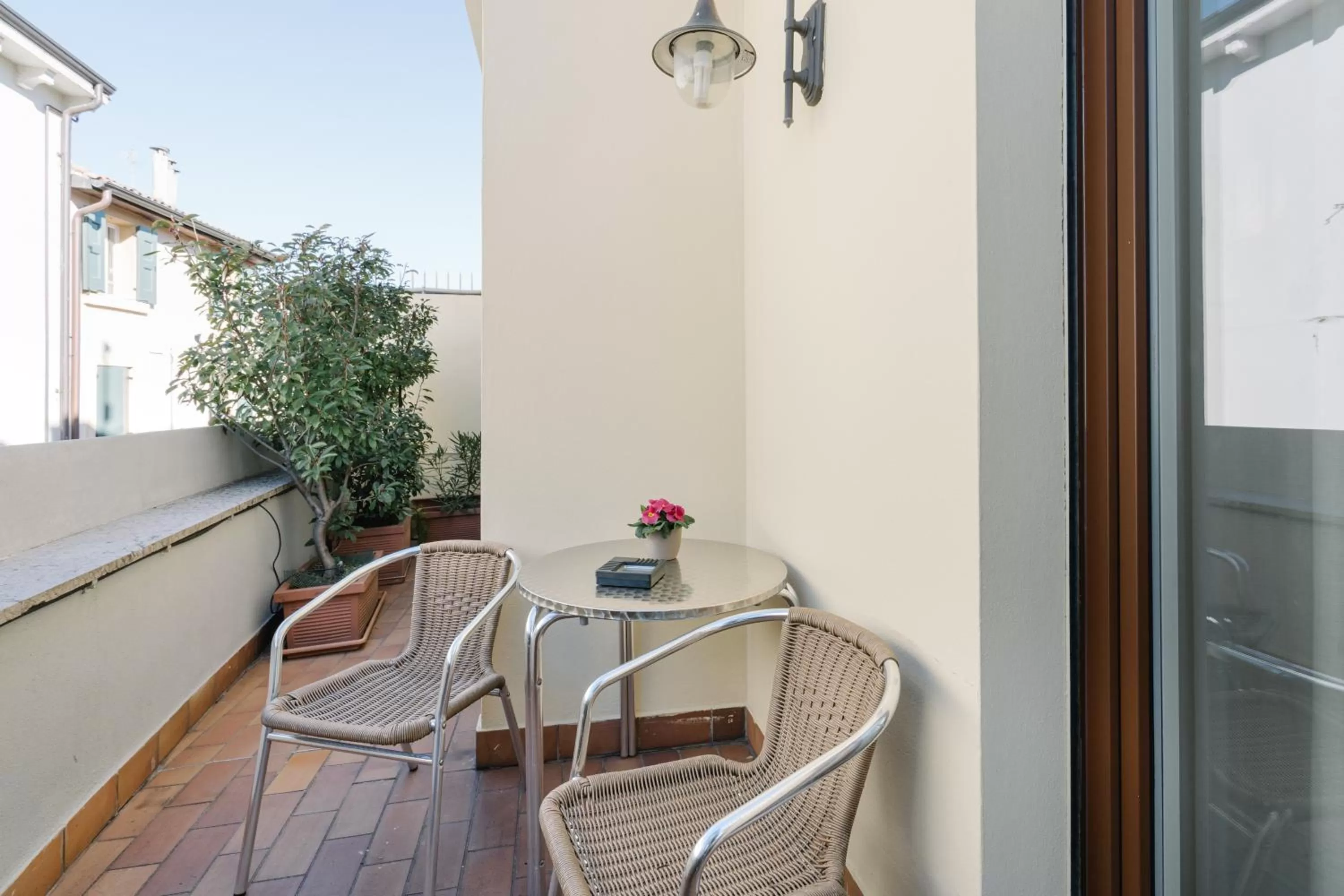 Balcony/Terrace in Hotel Giulietta e Romeo ***S