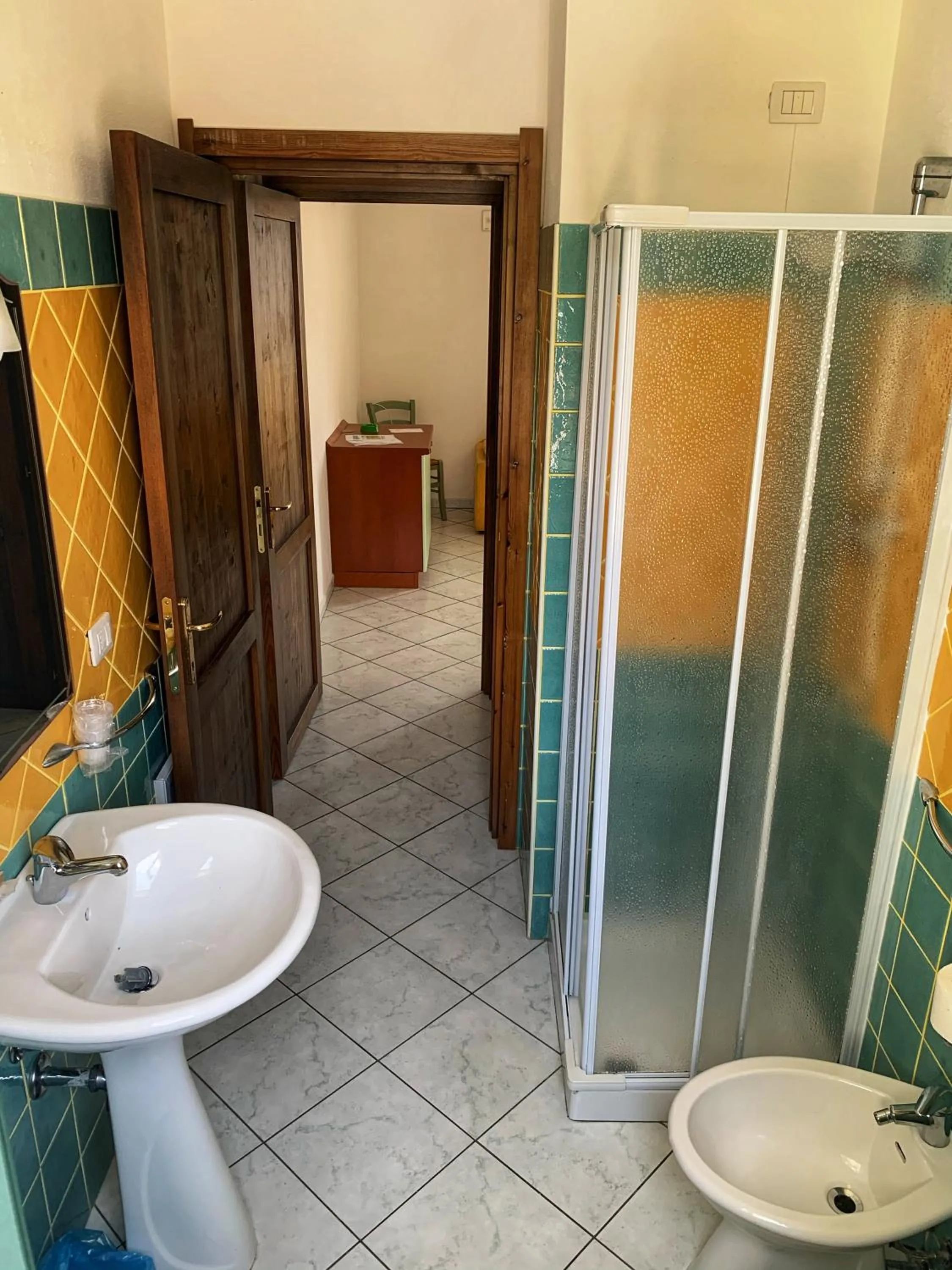 Bathroom in Hotel La Ciaccia