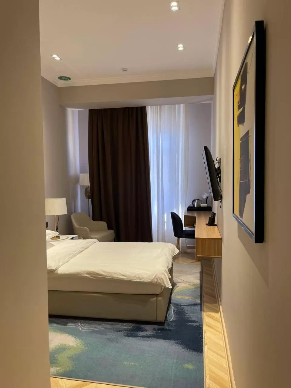 Bed in Termez Palace Hotel & Spa