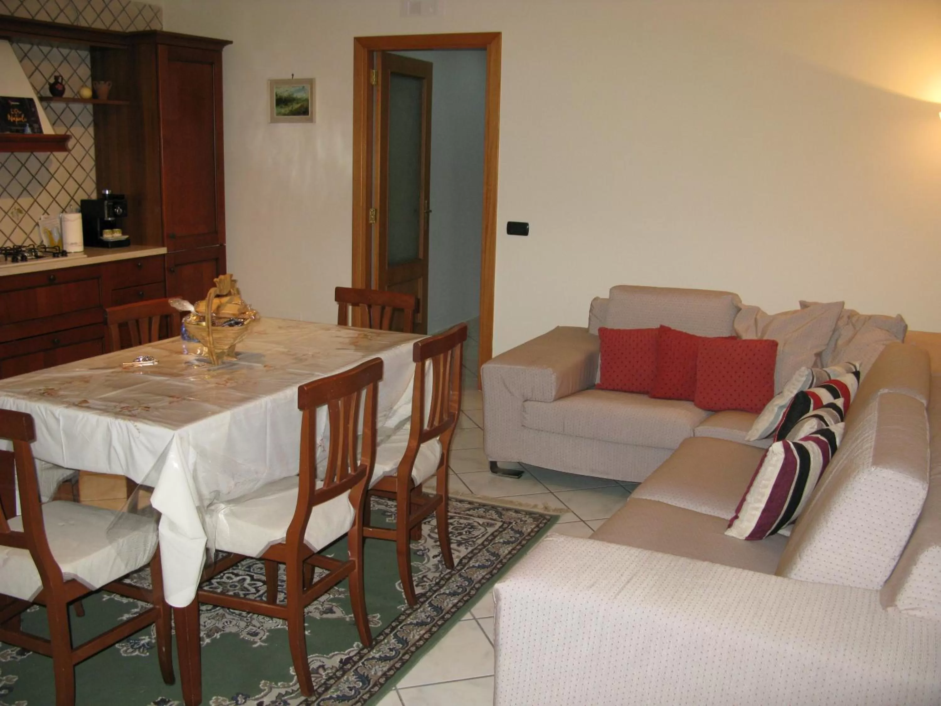 Living room, Dining Area in B&B Eracle