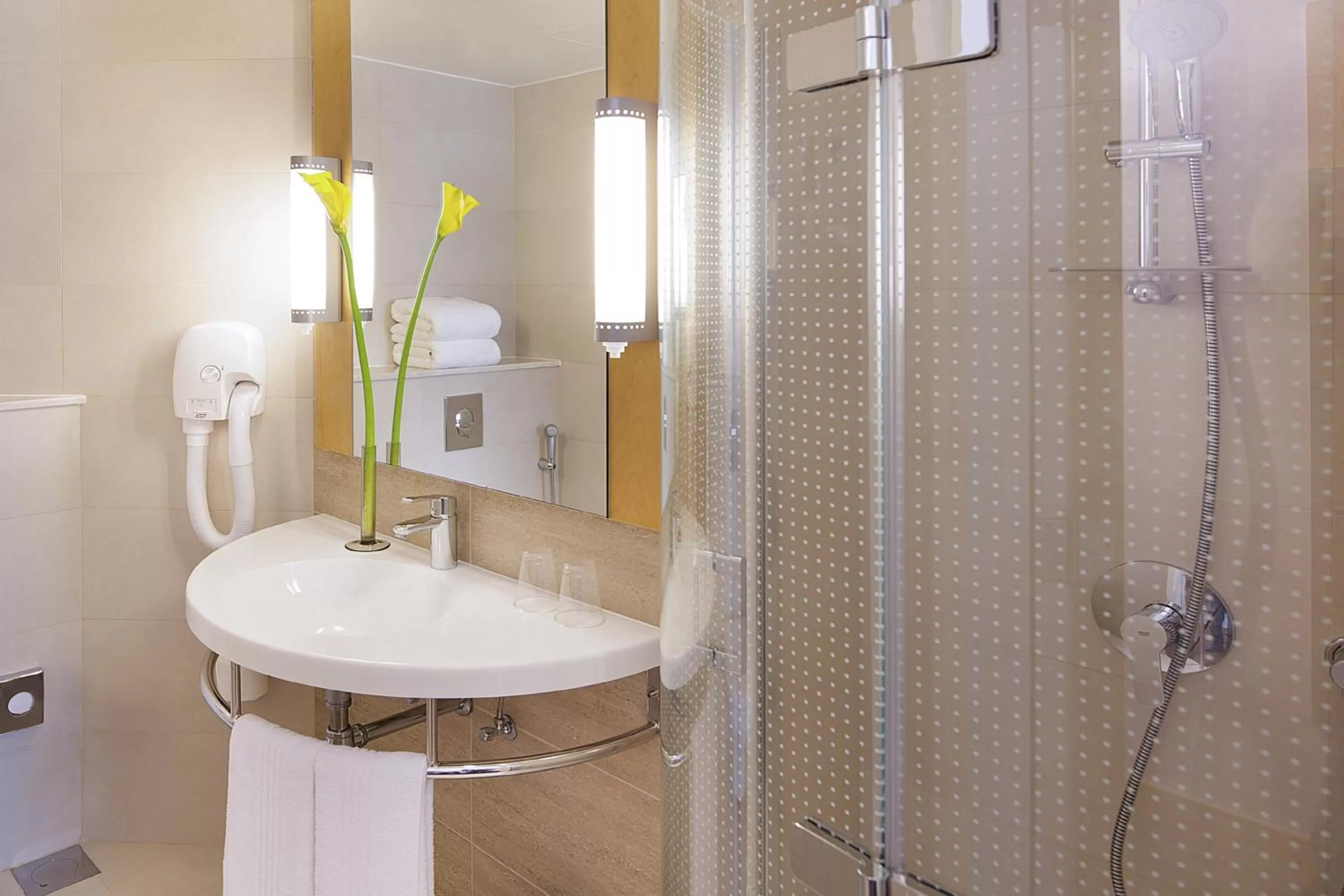 Toilet in ibis Dubai One Central