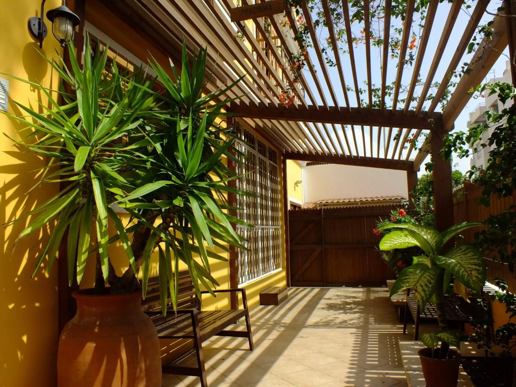Patio in Kira's Boutique Hotel