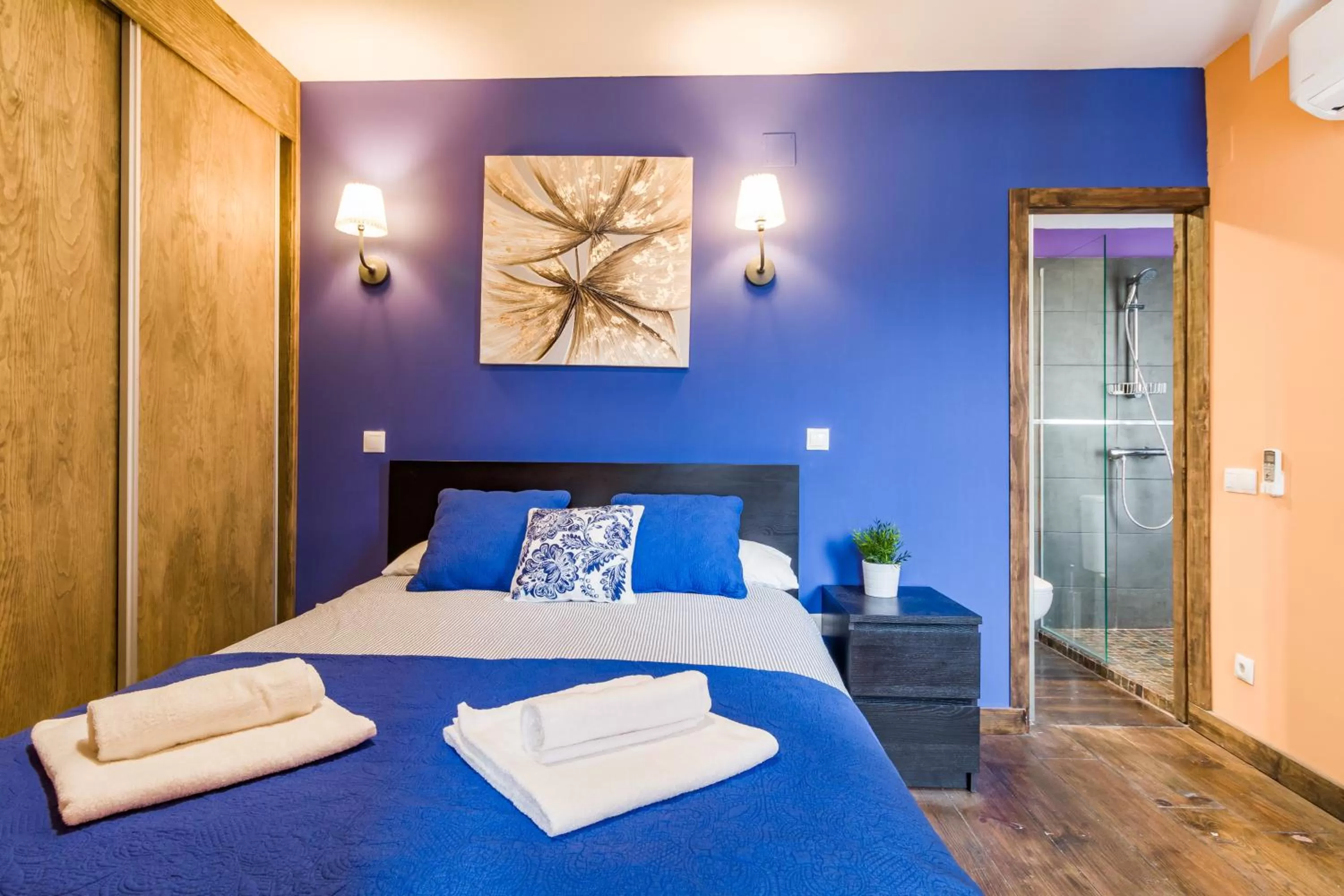 Bathroom, Bed in La Arbolada