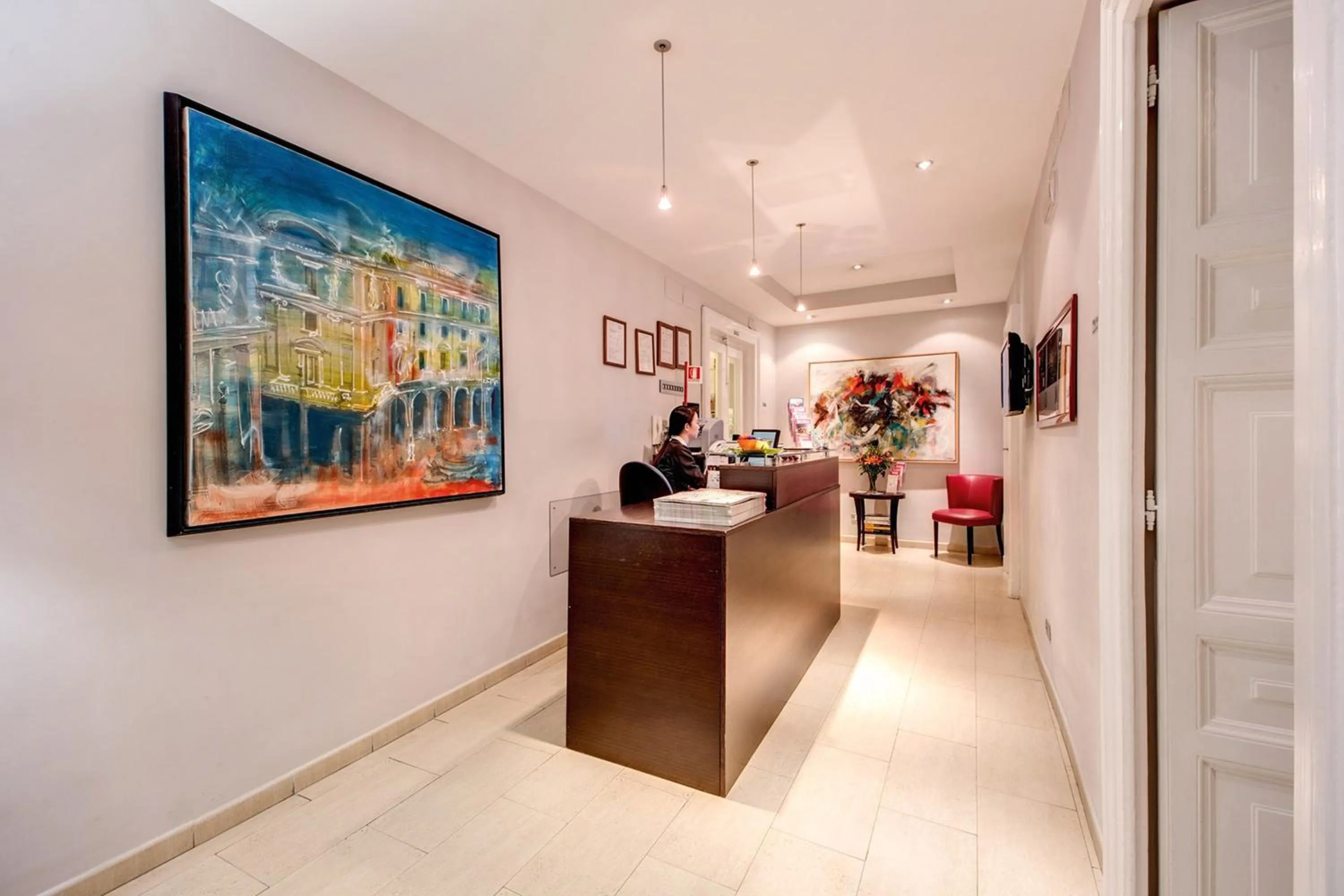 Lobby or reception in Target Inn Rooms