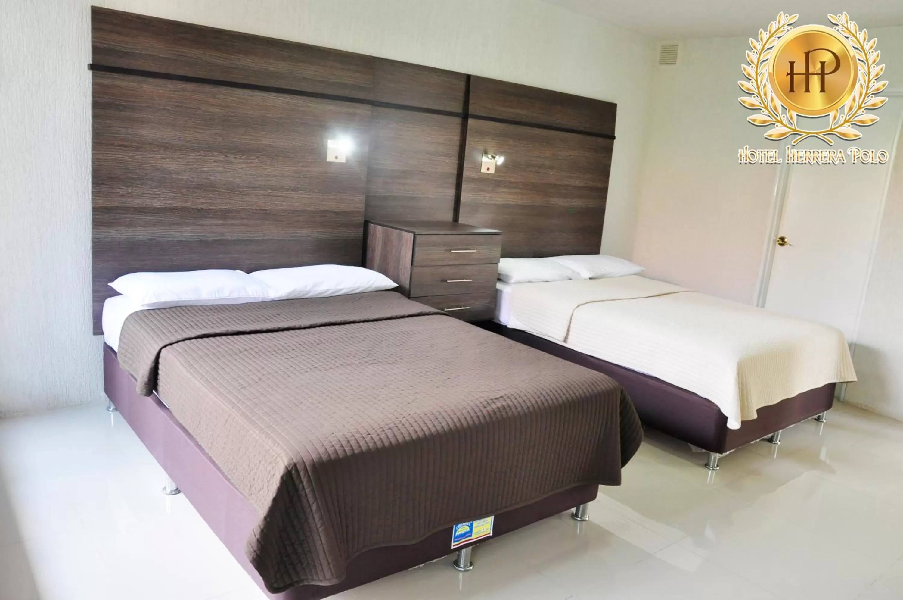 Bed in Hotel Herrera Polo