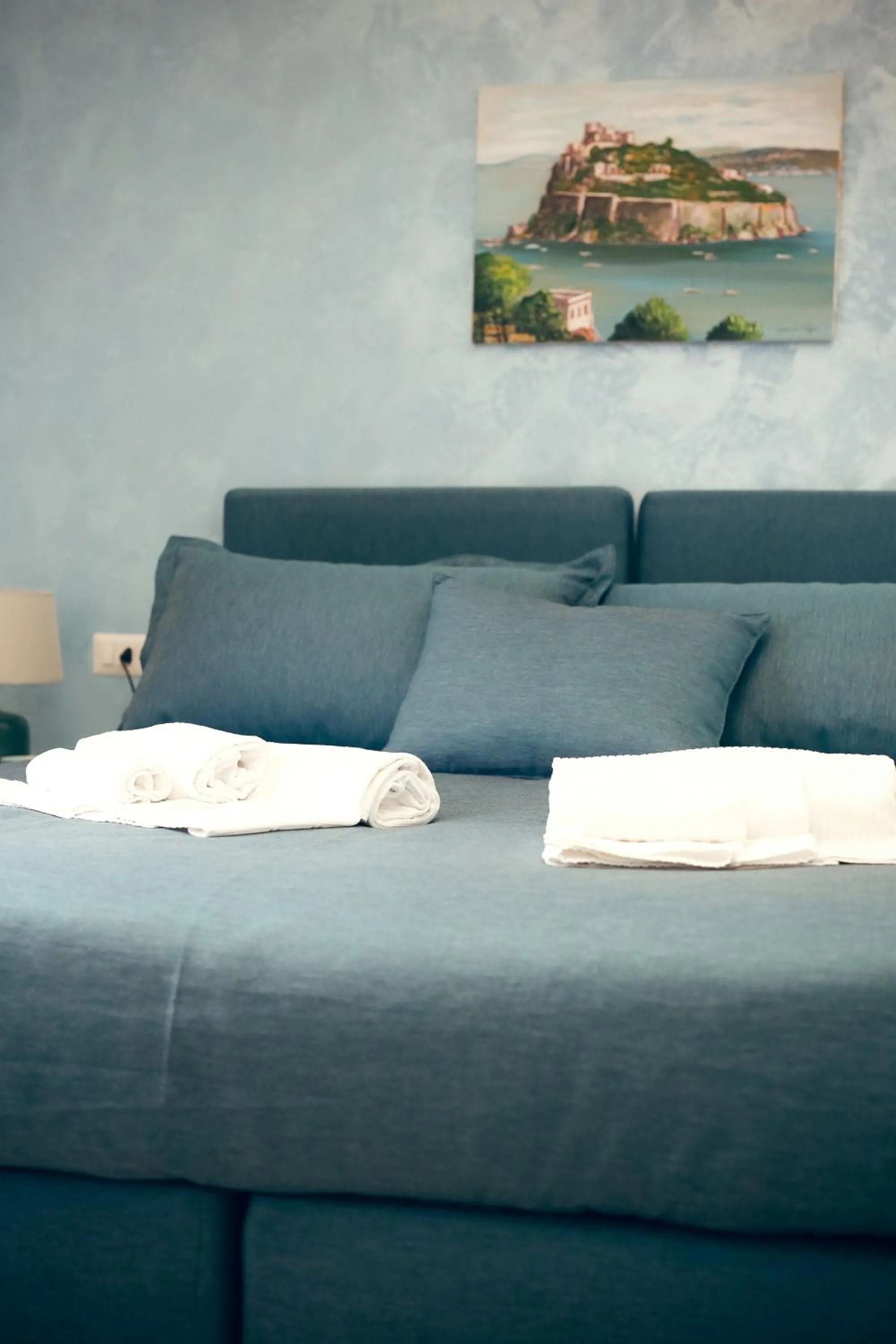 Bed in NapoliMia Boutique Hotel
