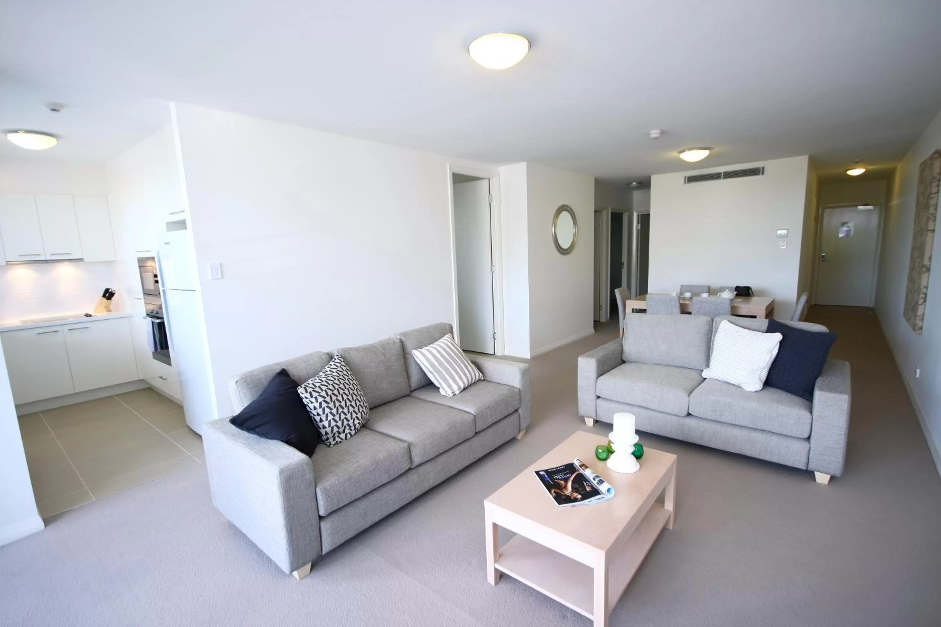 Communal lounge/ TV room in Domain Serviced Apartments