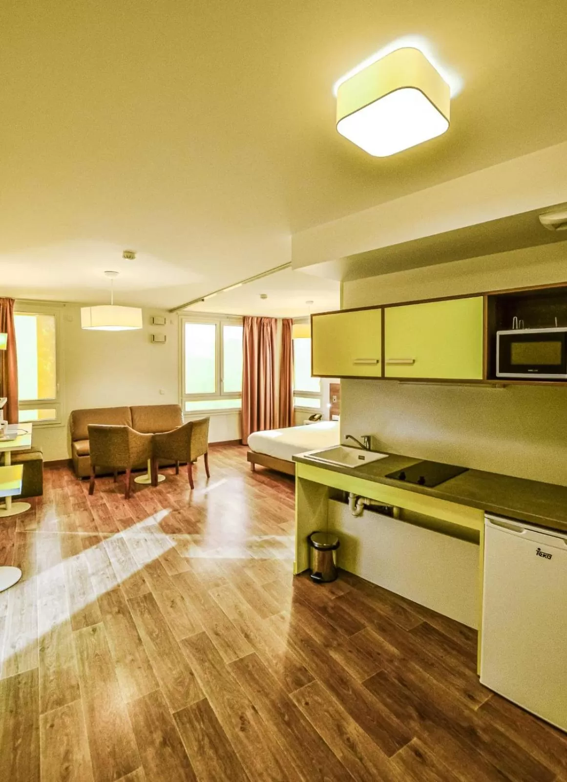 Kitchen or kitchenette in The Originals Résidence, Grenoble Université