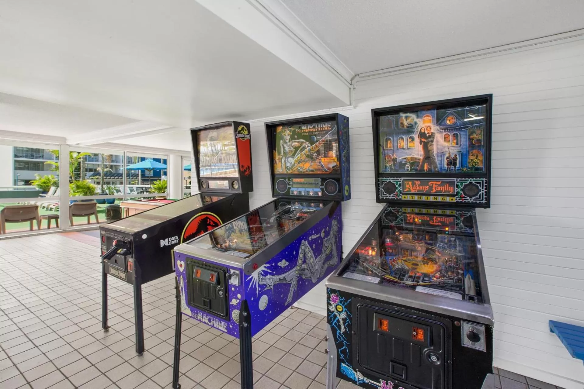 Game Room in Port Pacific Resort