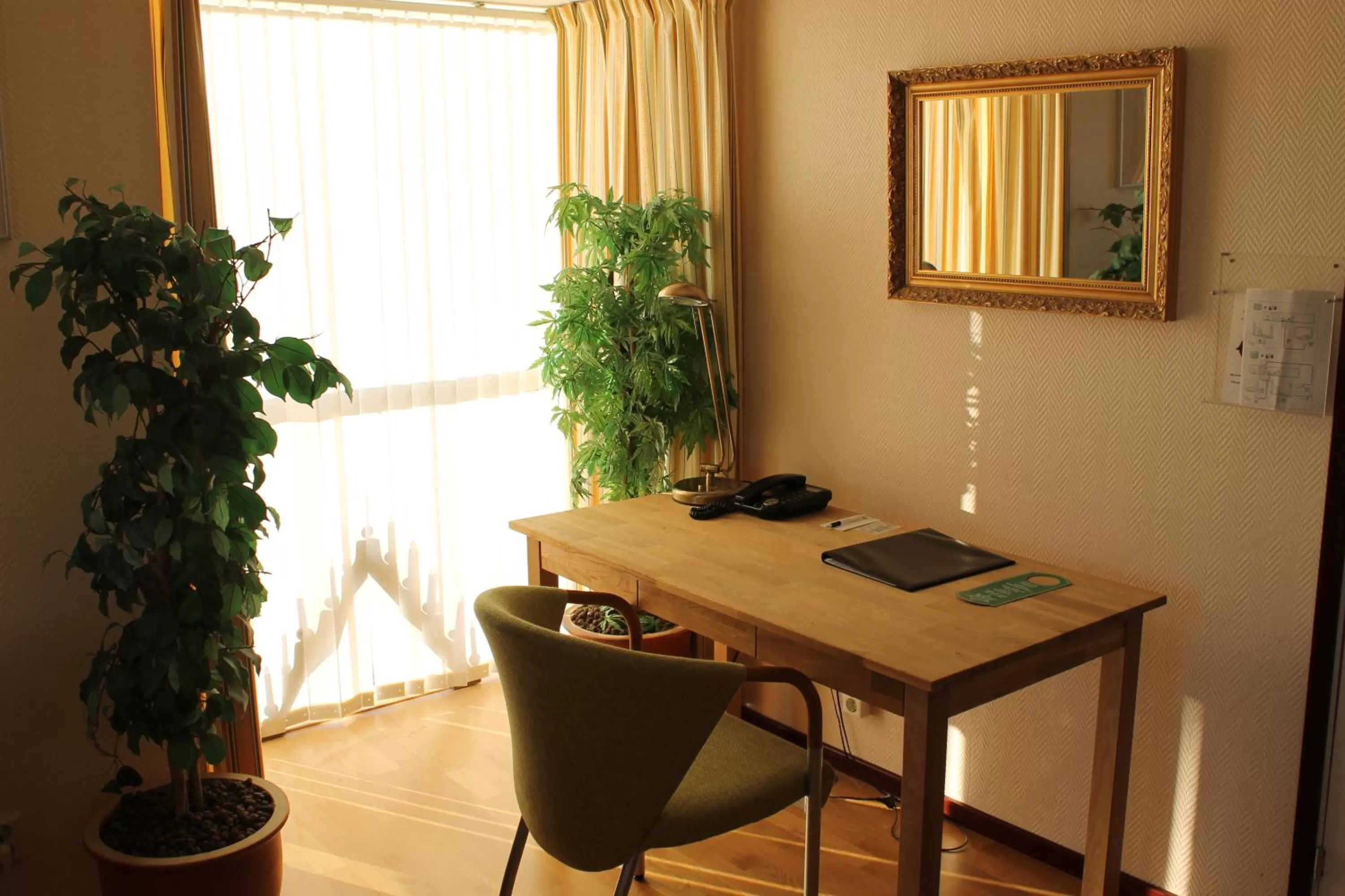 Seating area in Sturup Airport Hotel