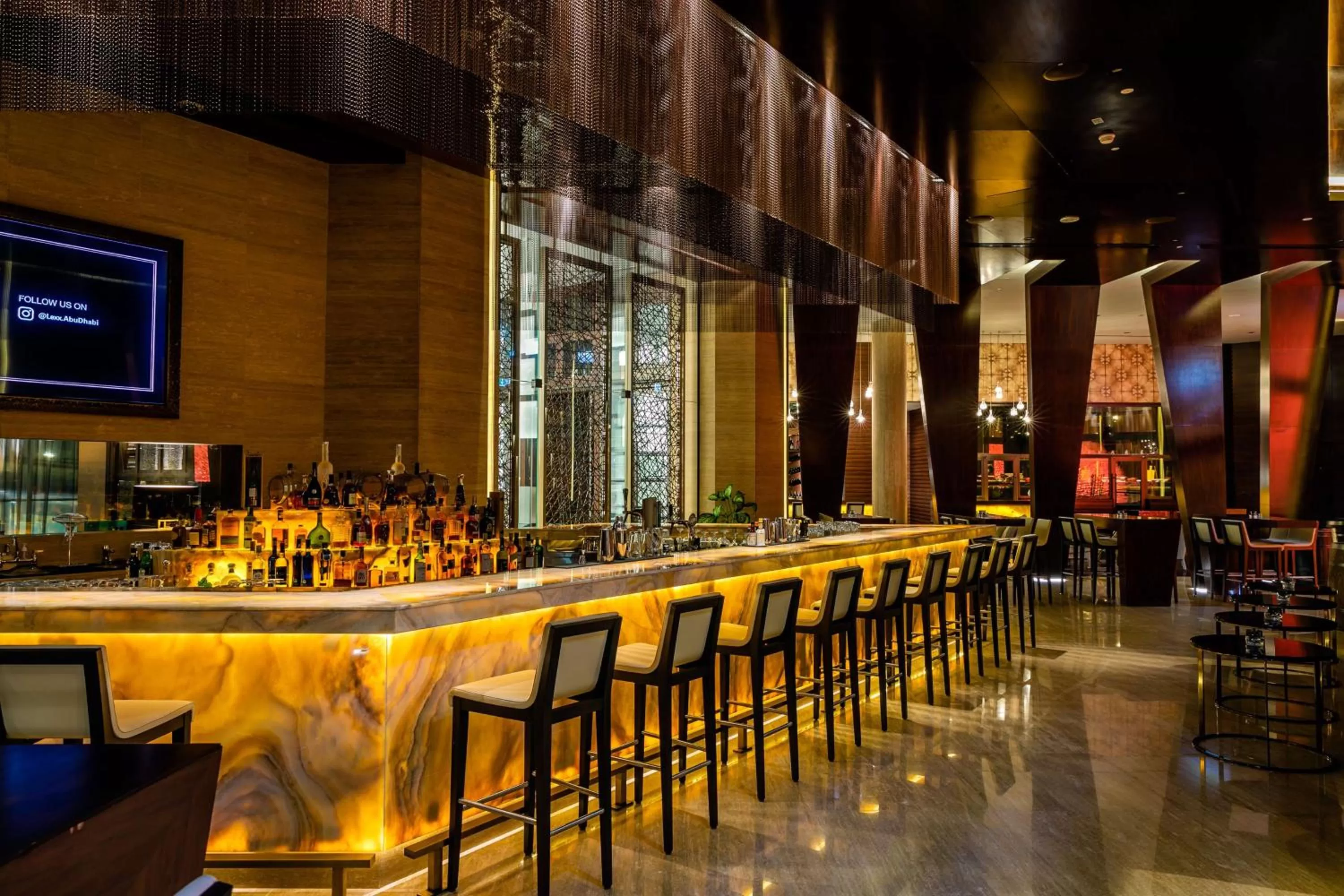 Lounge or bar in Grand Hyatt Abu Dhabi Hotel & Residences Emirates Pearl