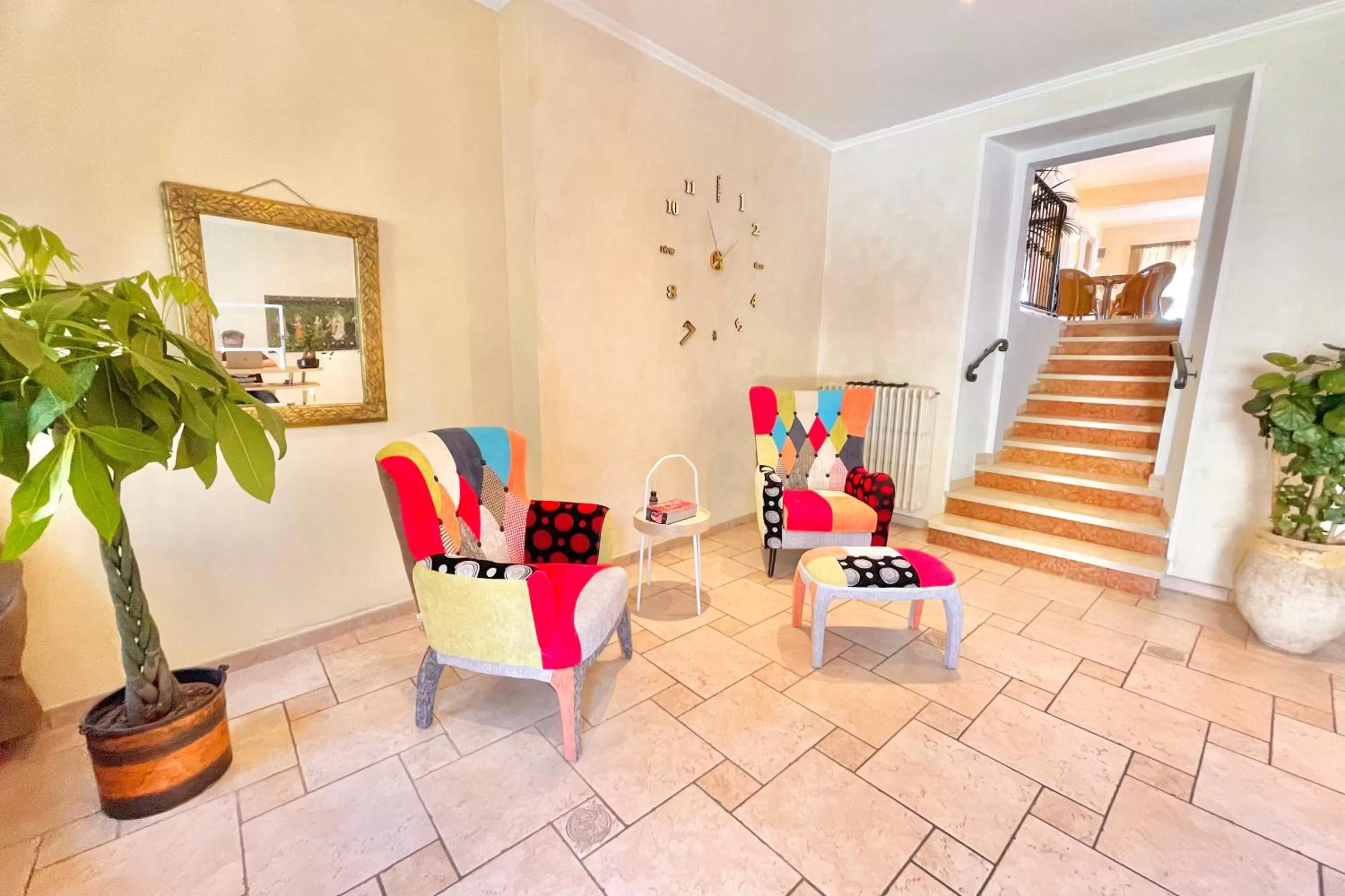 Lobby or reception in Albergo Vittoria