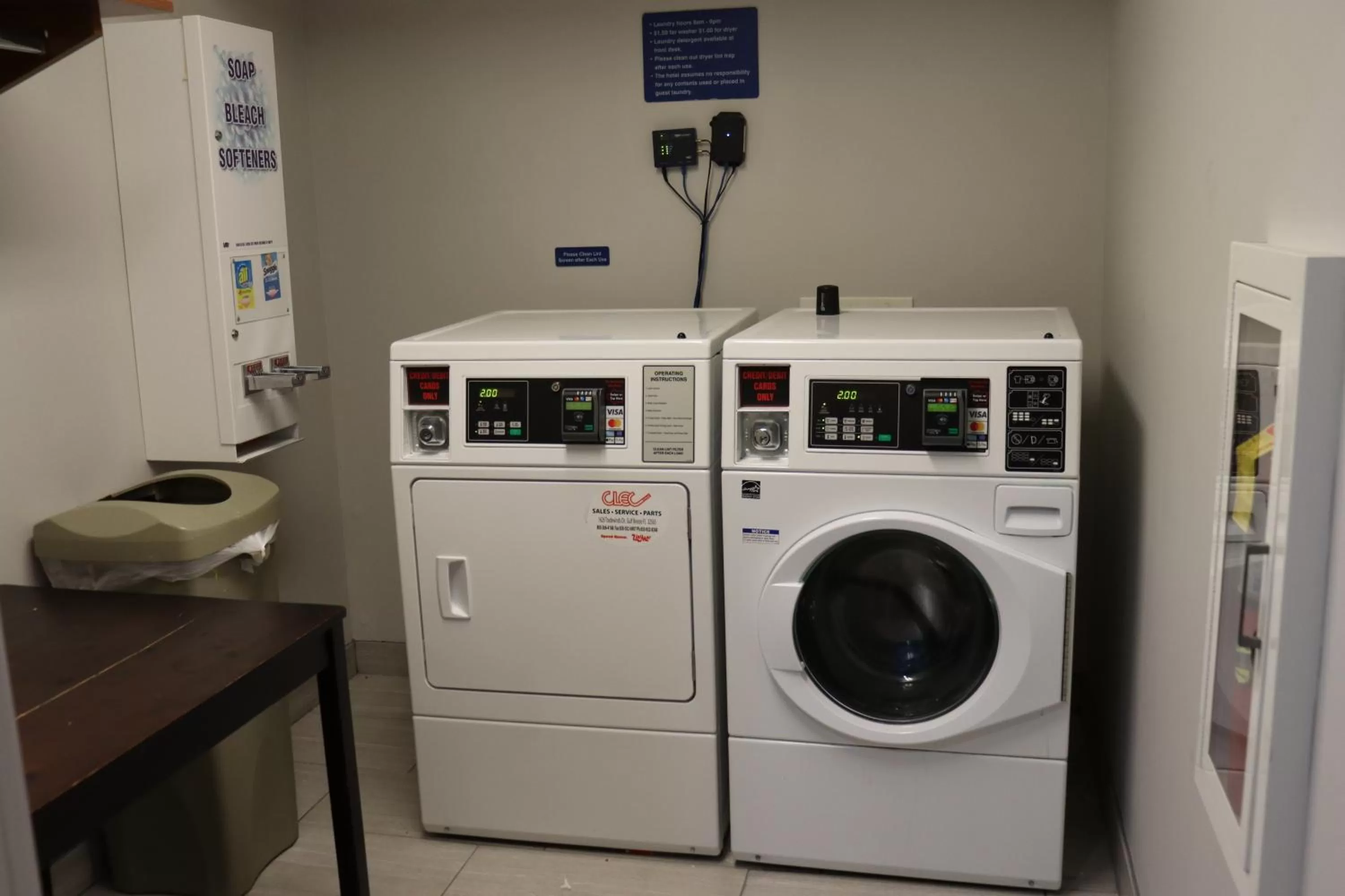 washing machine in Microtel Inn & Suites by Wyndham Columbus Near Fort Moore