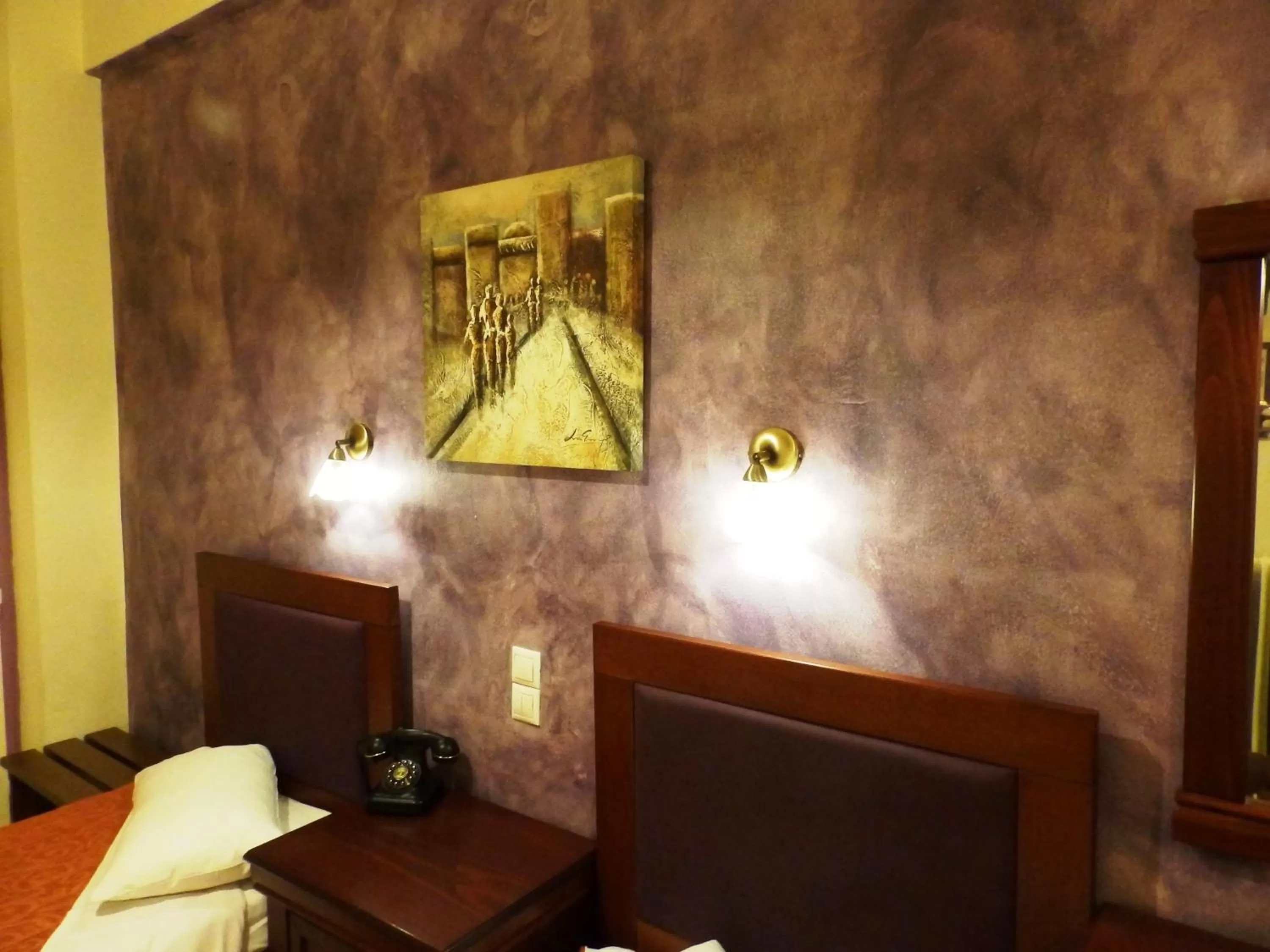 Decorative detail in Pergamos Hotel