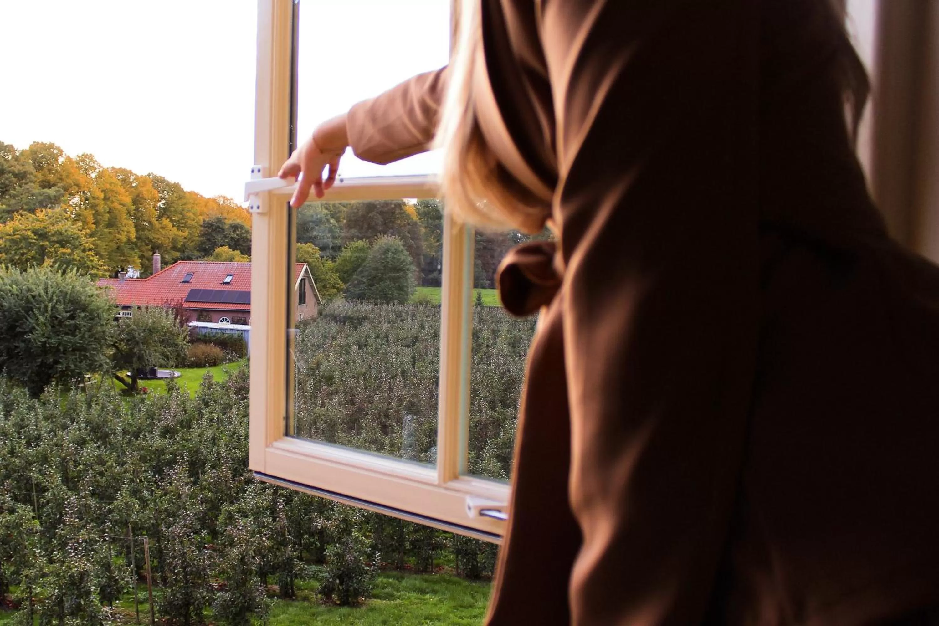 Garden view in De Gouden Molen