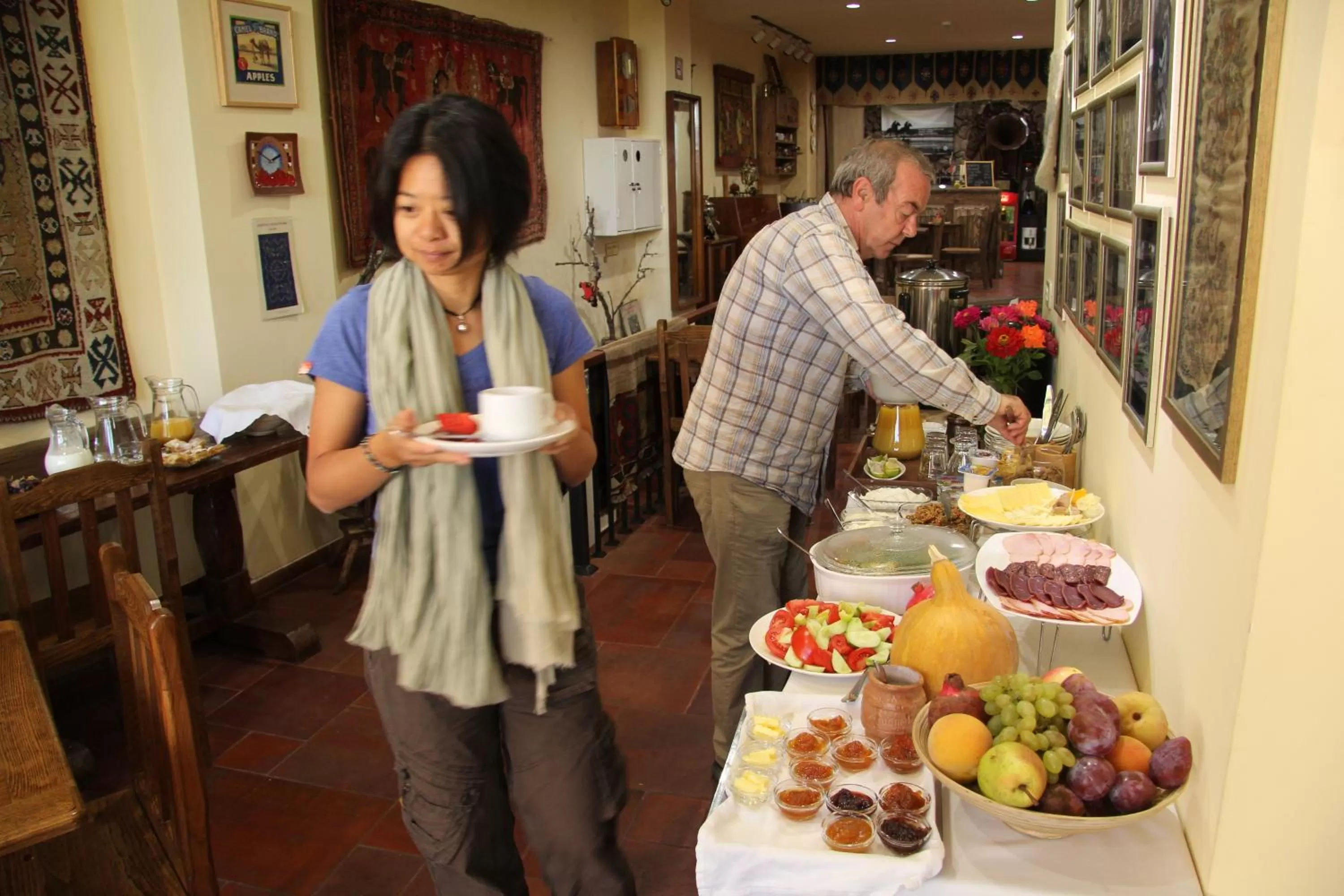 Dining area in Silk Road Hotel