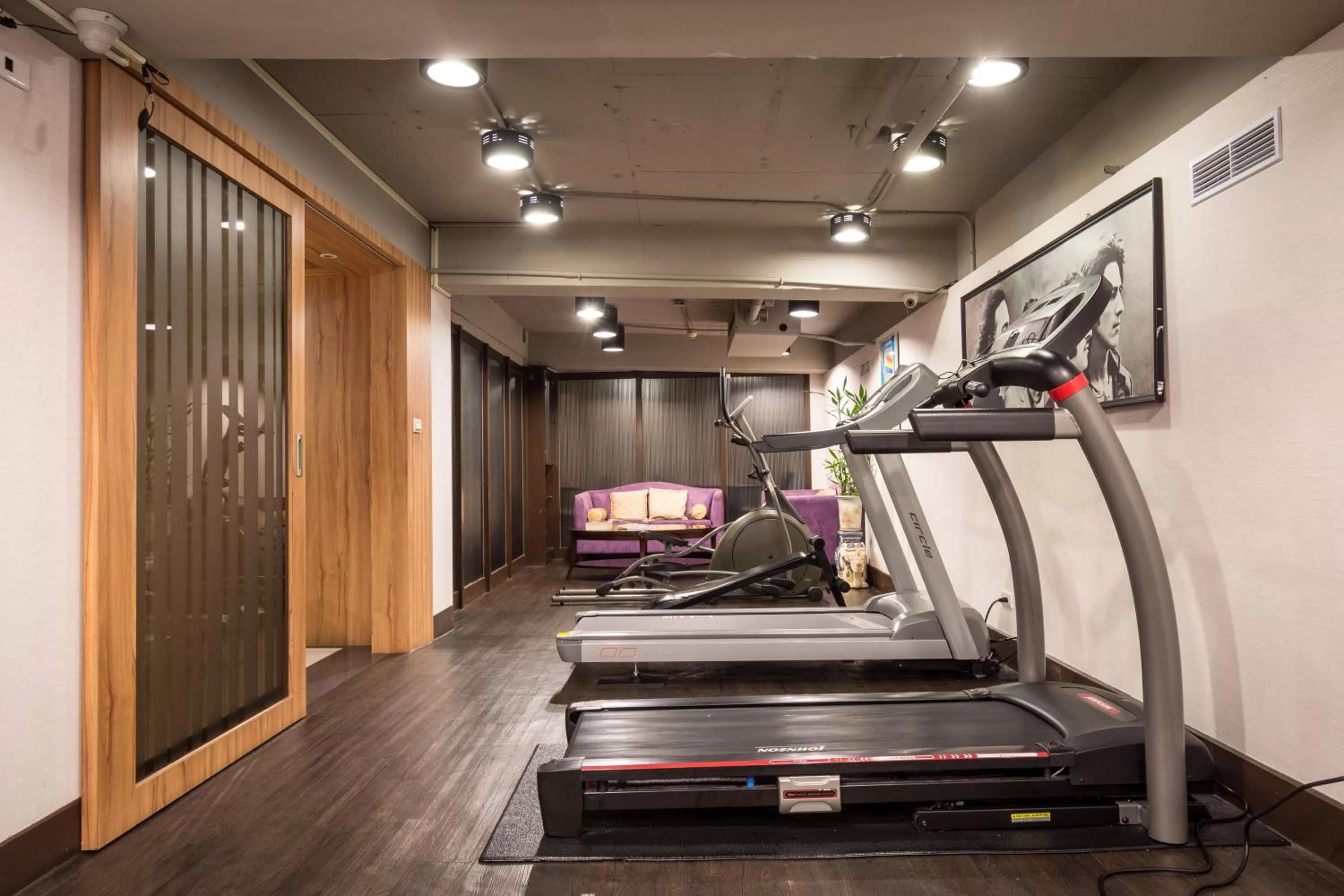 Fitness centre/facilities in Delight Hotel