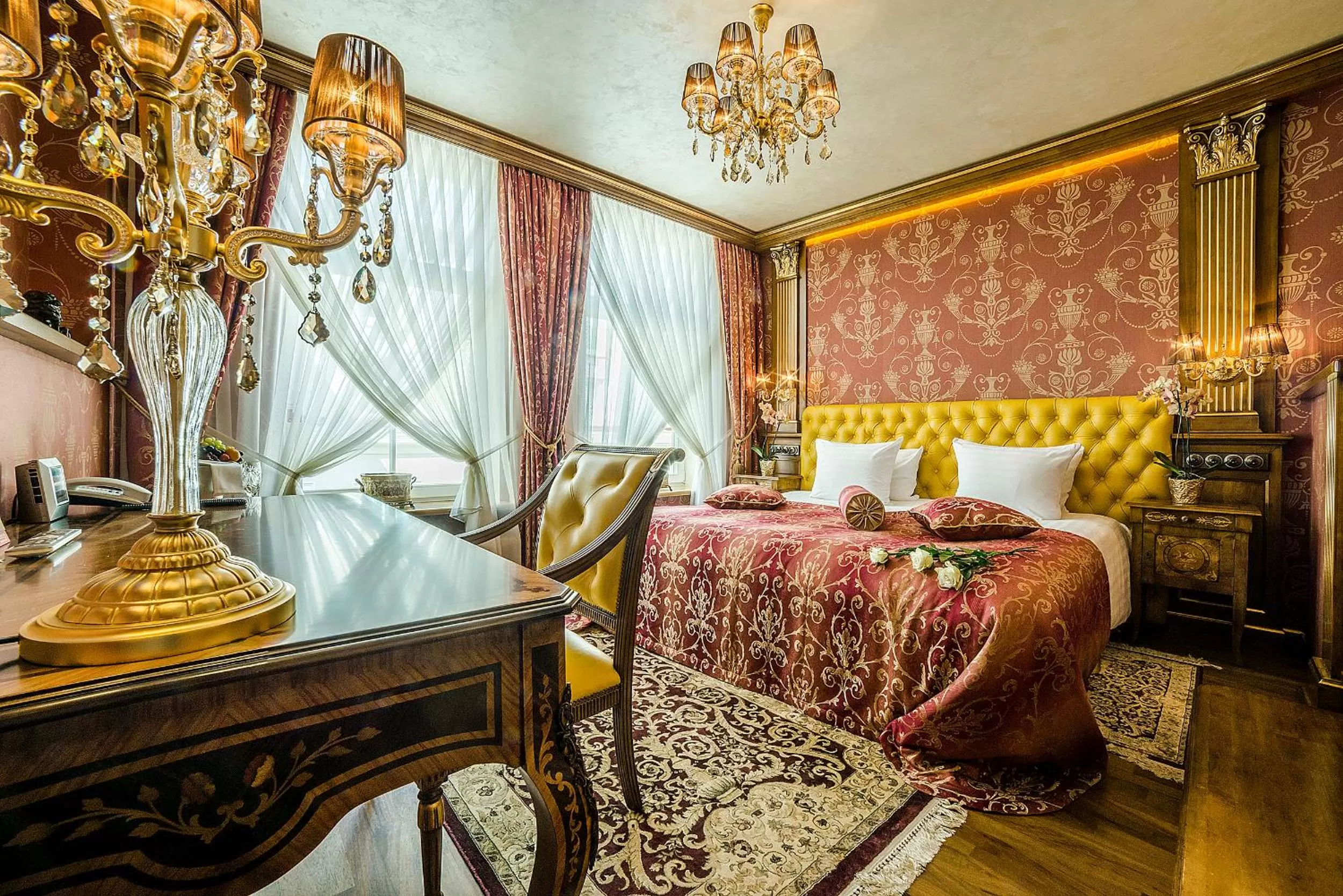 Photo of the whole room, Bed in Imperial Hotel & Restaurant