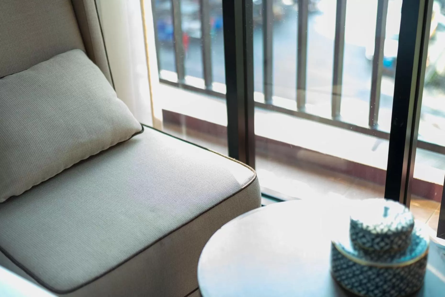 Decorative detail, Bed in Casa Nithra Bangkok