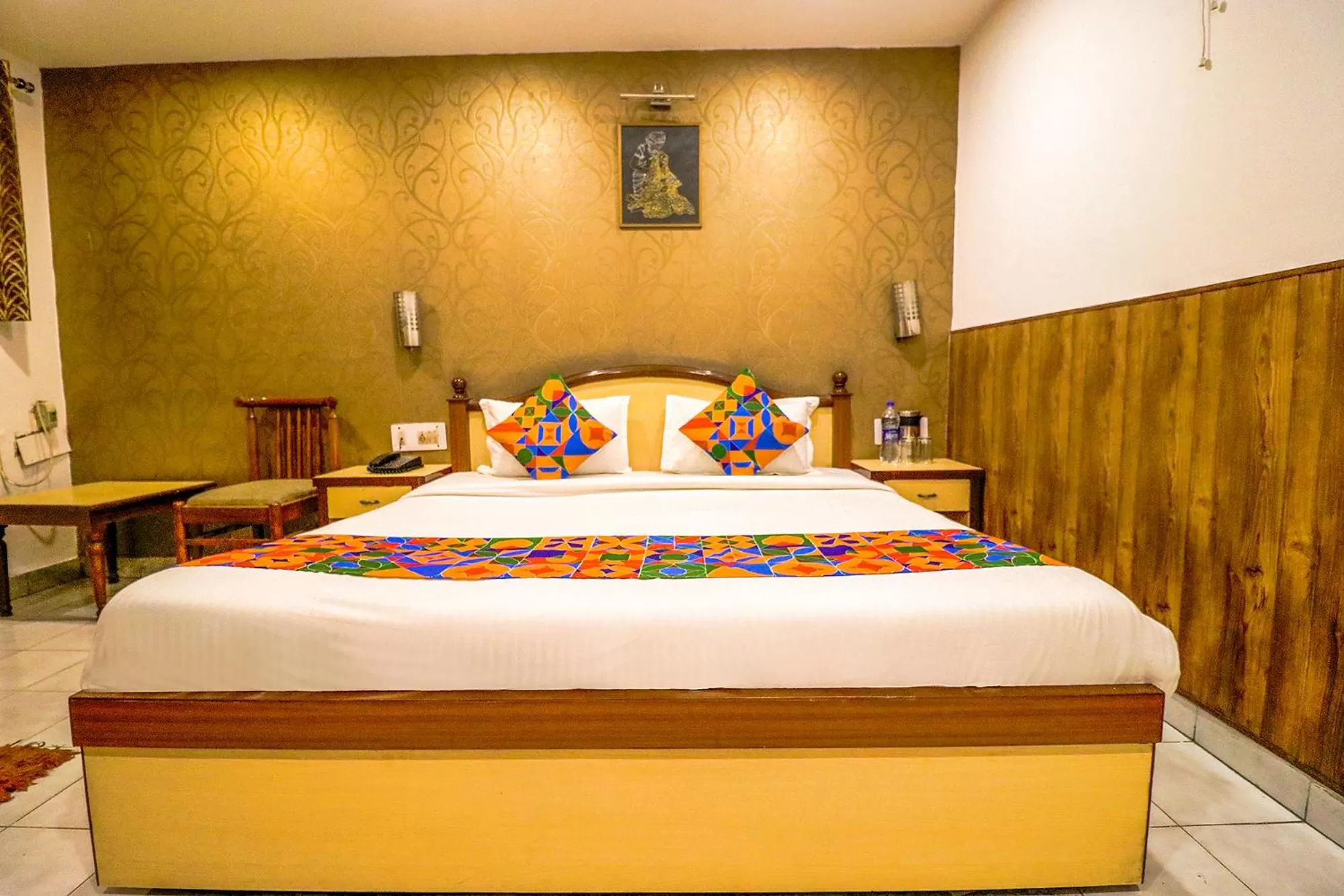 Bed in FabHotel Amritsar Residency