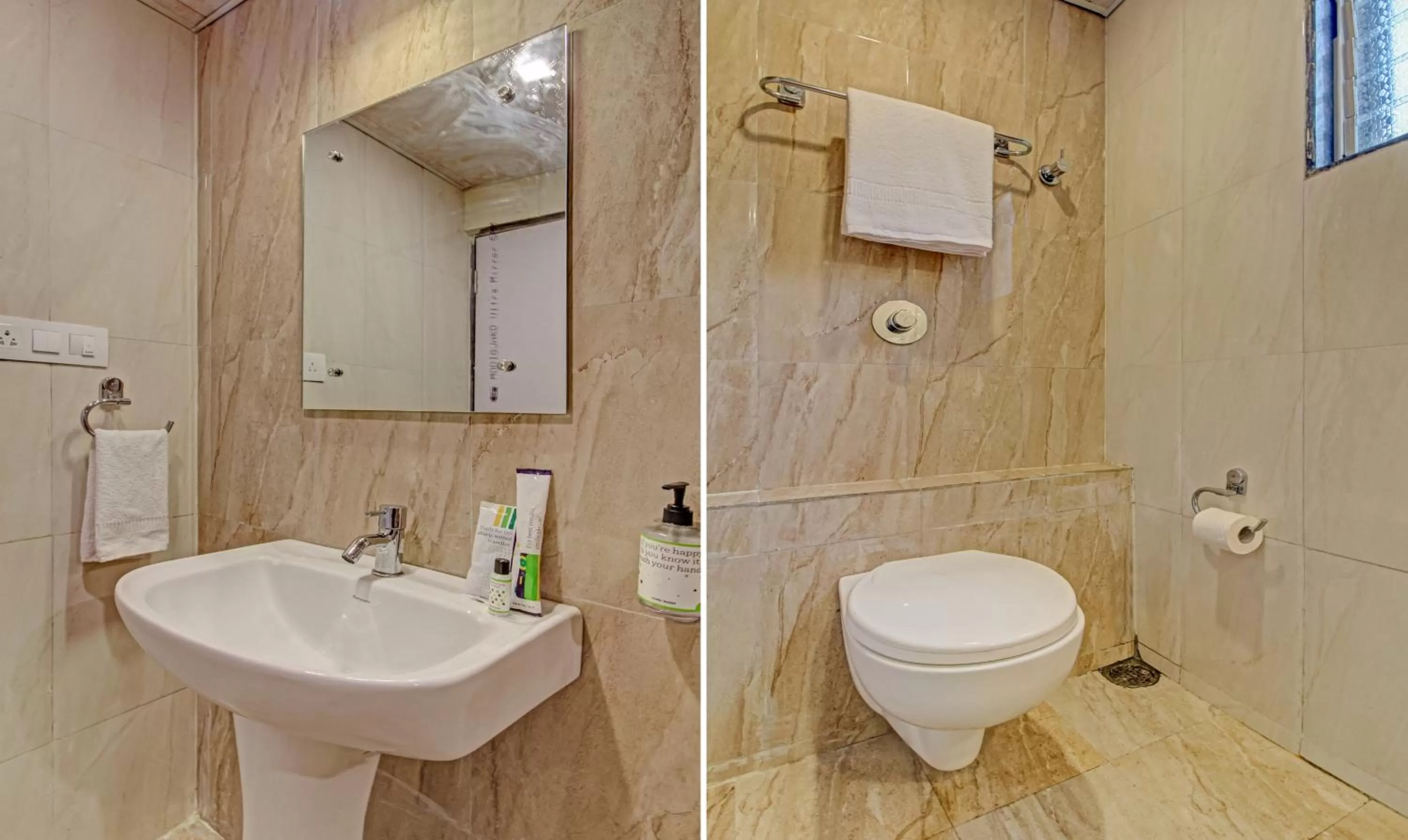 Shower in Sai Samrat Resort