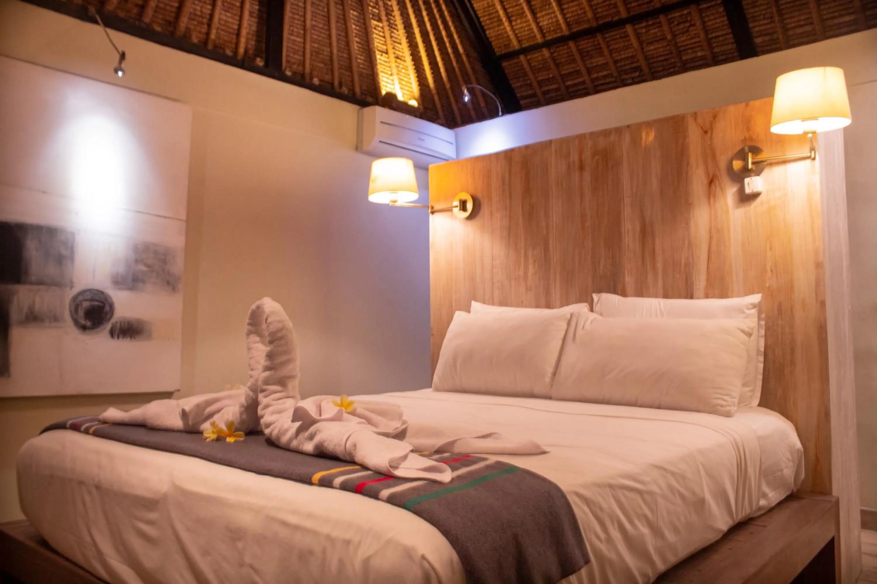 Bed in Villa Puri Darma Agung