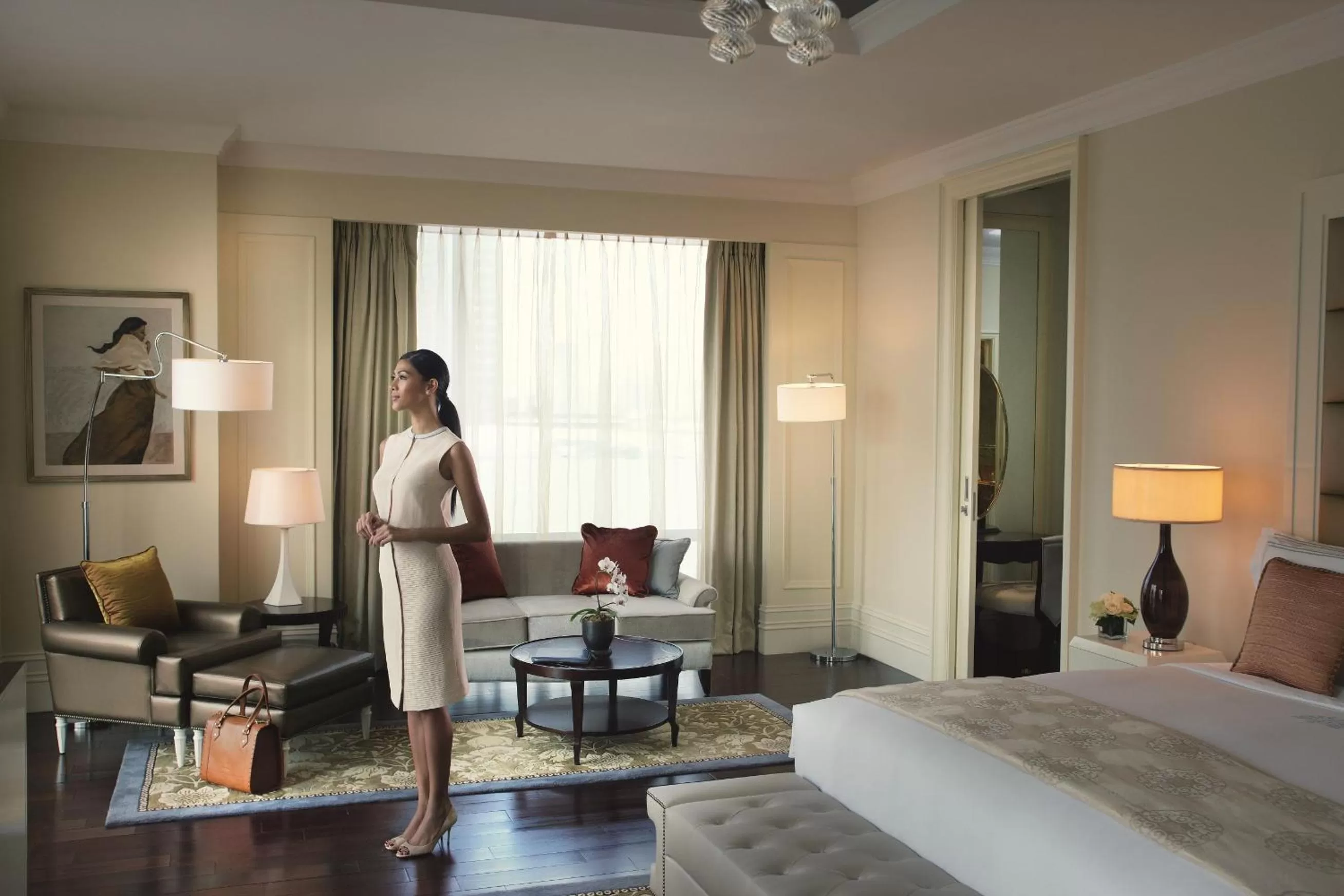 Bed in Raffles Makati