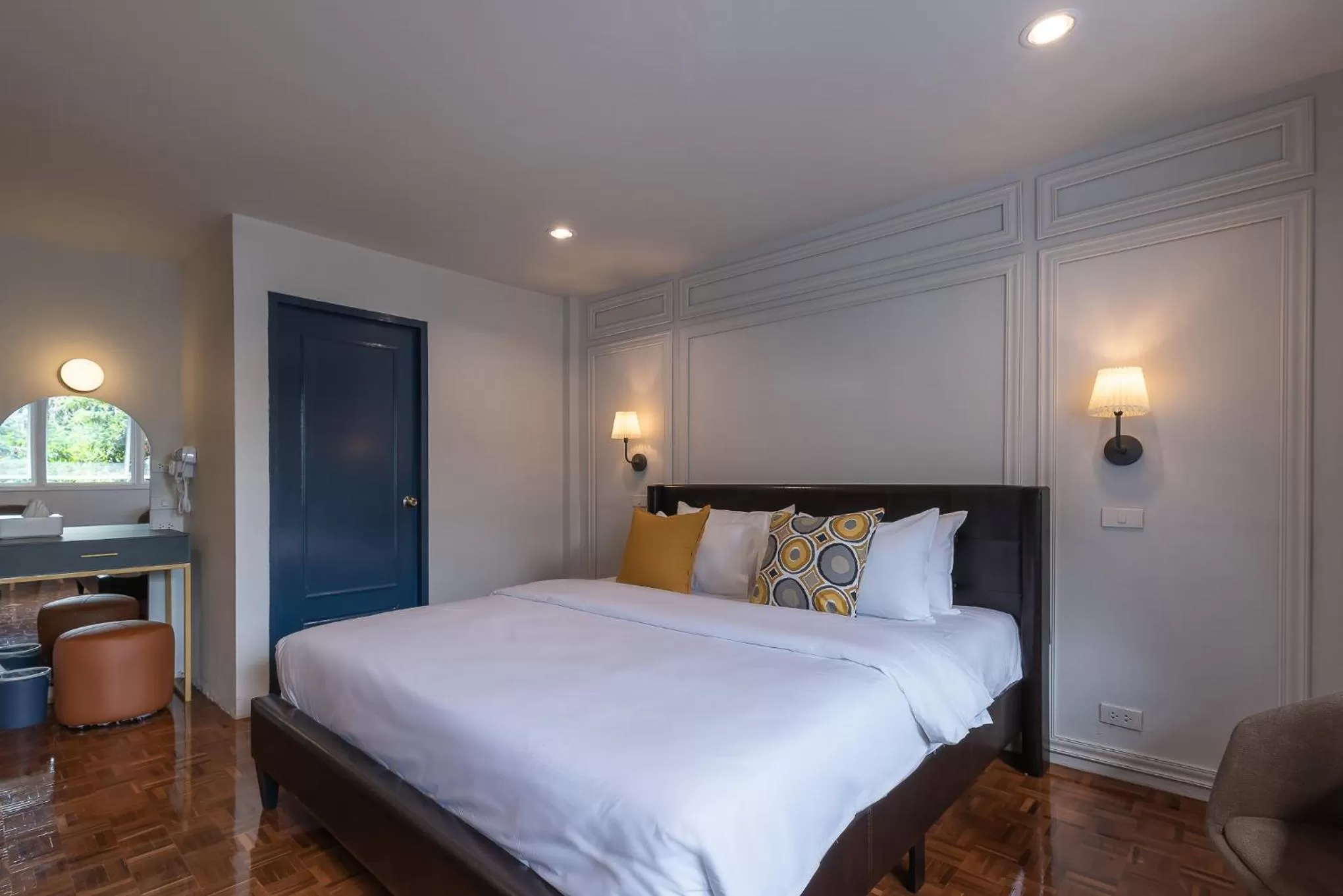 Bed in The Mellow Pillow Hotel @ Chiang Mai Gate