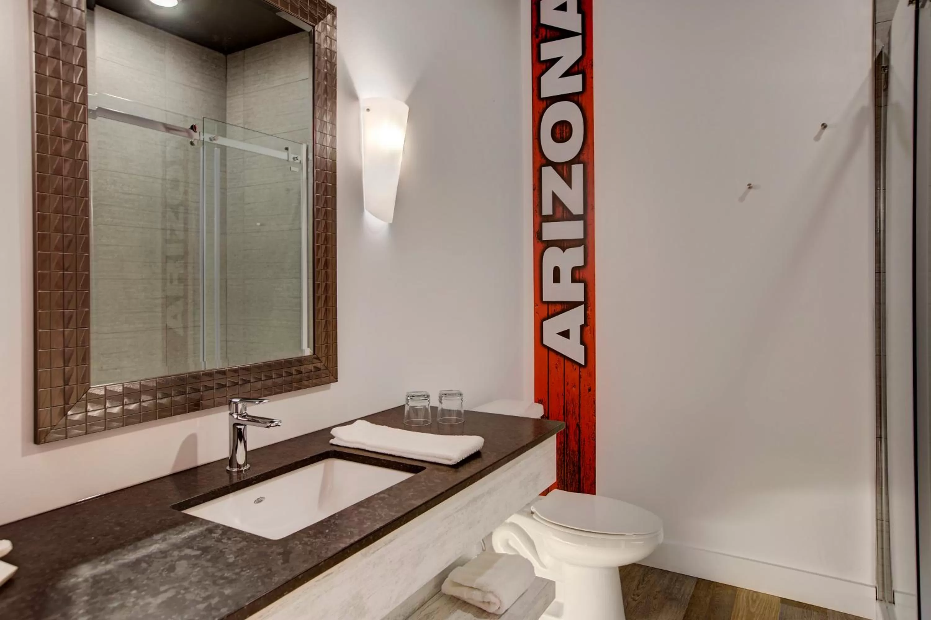 Bathroom in Hotel Historique Route 66