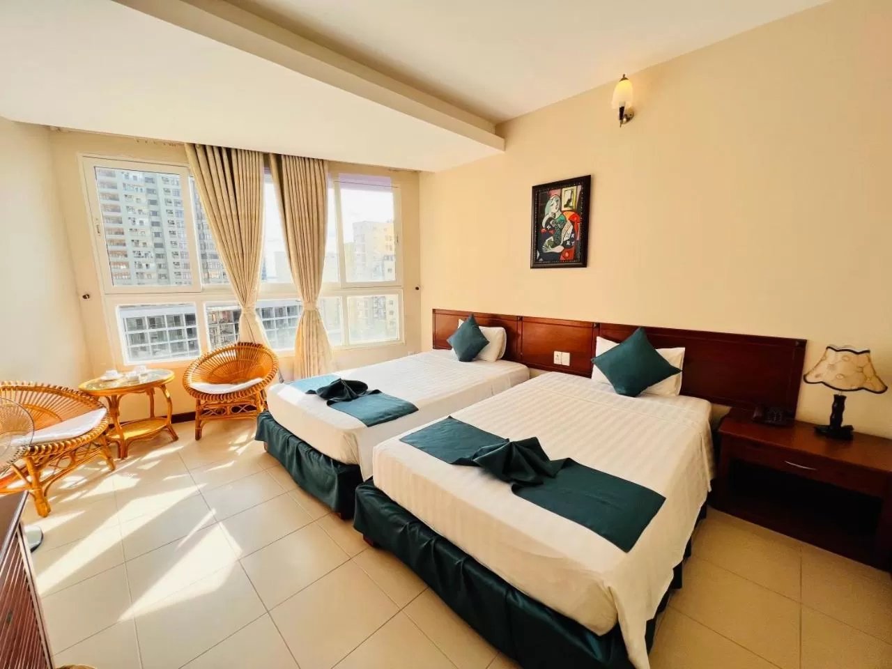 Double or Twin Room with Partial Sea View in The Coast Hotel Vung Tau