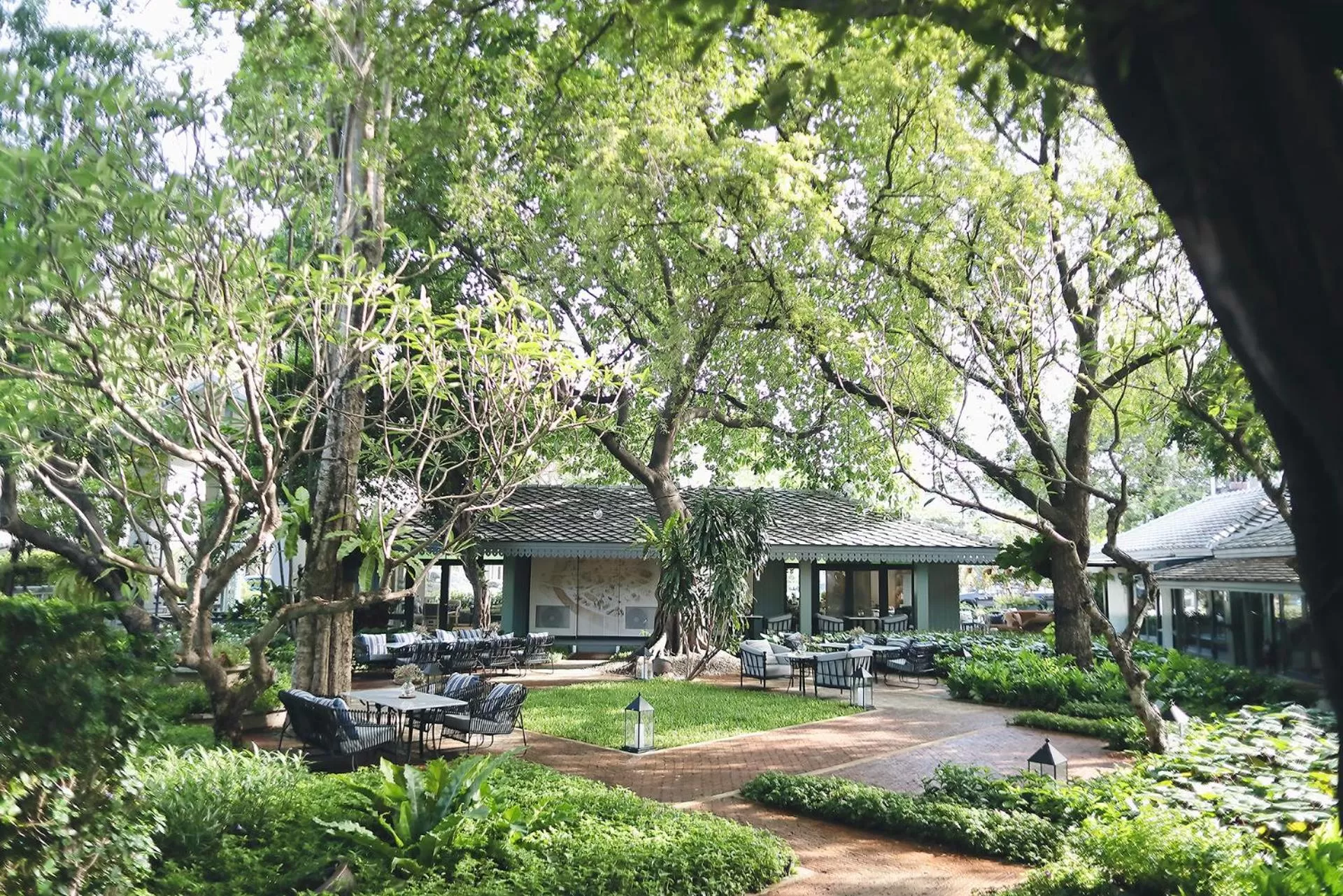 Garden view in The Raweekanlaya Bangkok Wellness Cuisine Resort