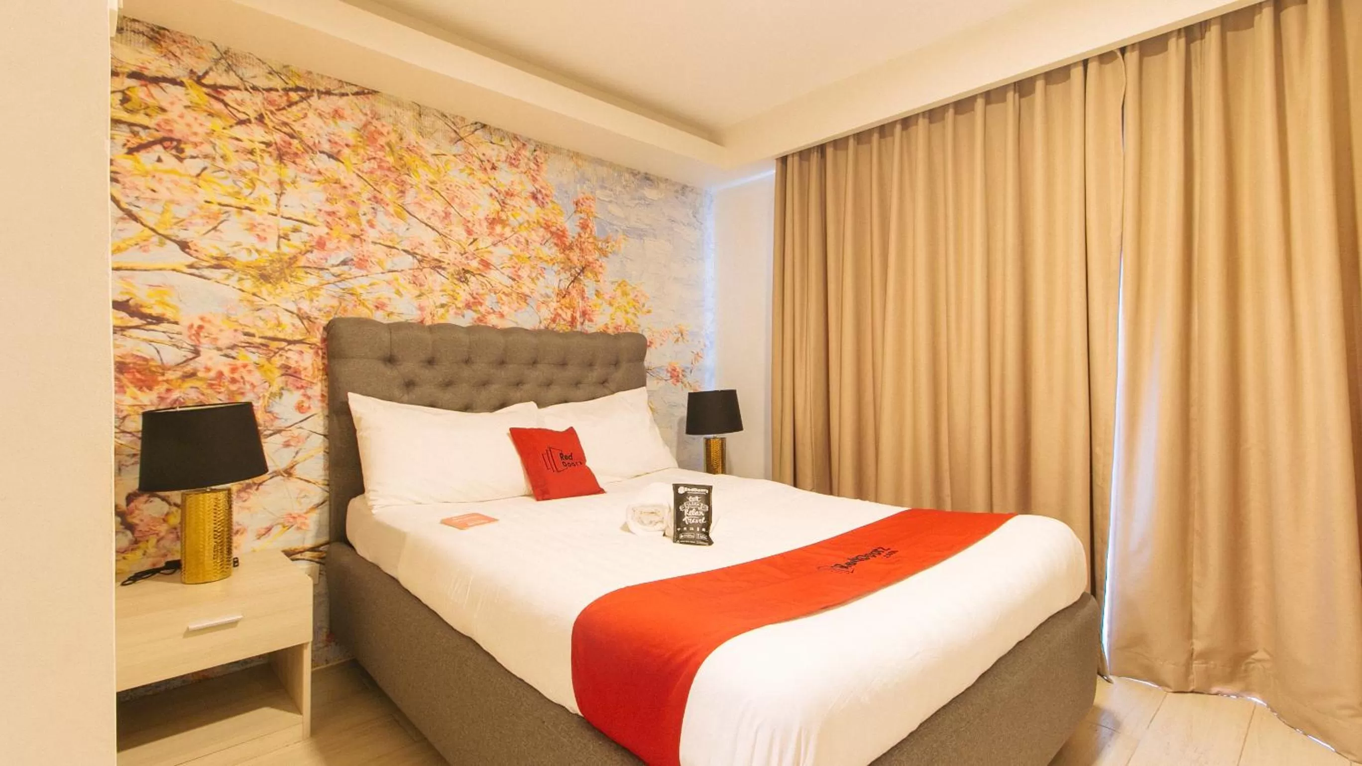 Bedroom, Bed in RedDoorz Plus at La Belle Residences Makati City