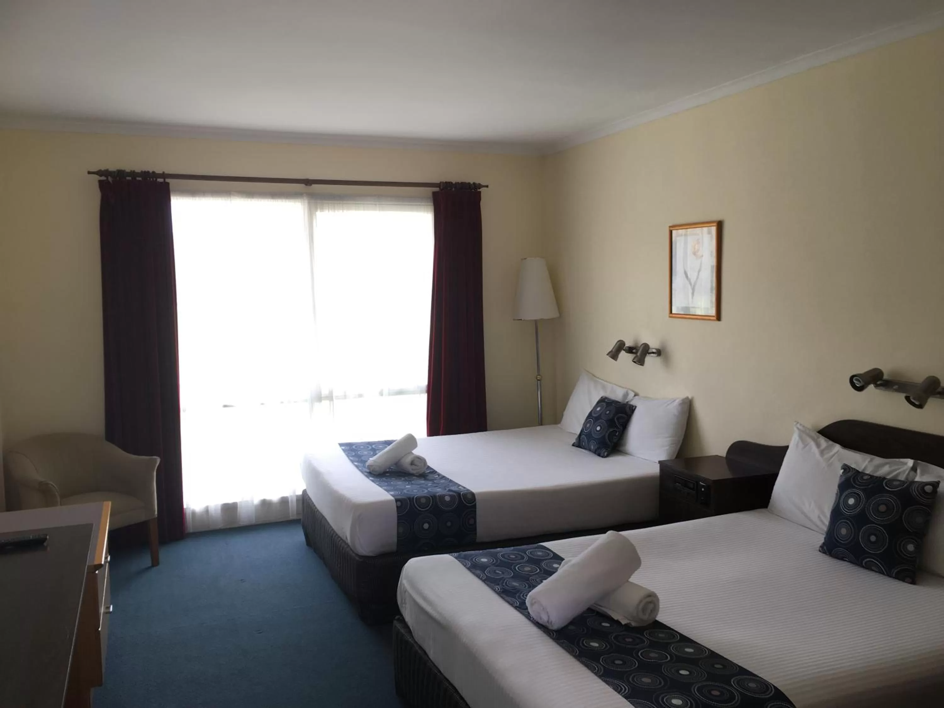 Bedroom, Bed in Australia Park Motel