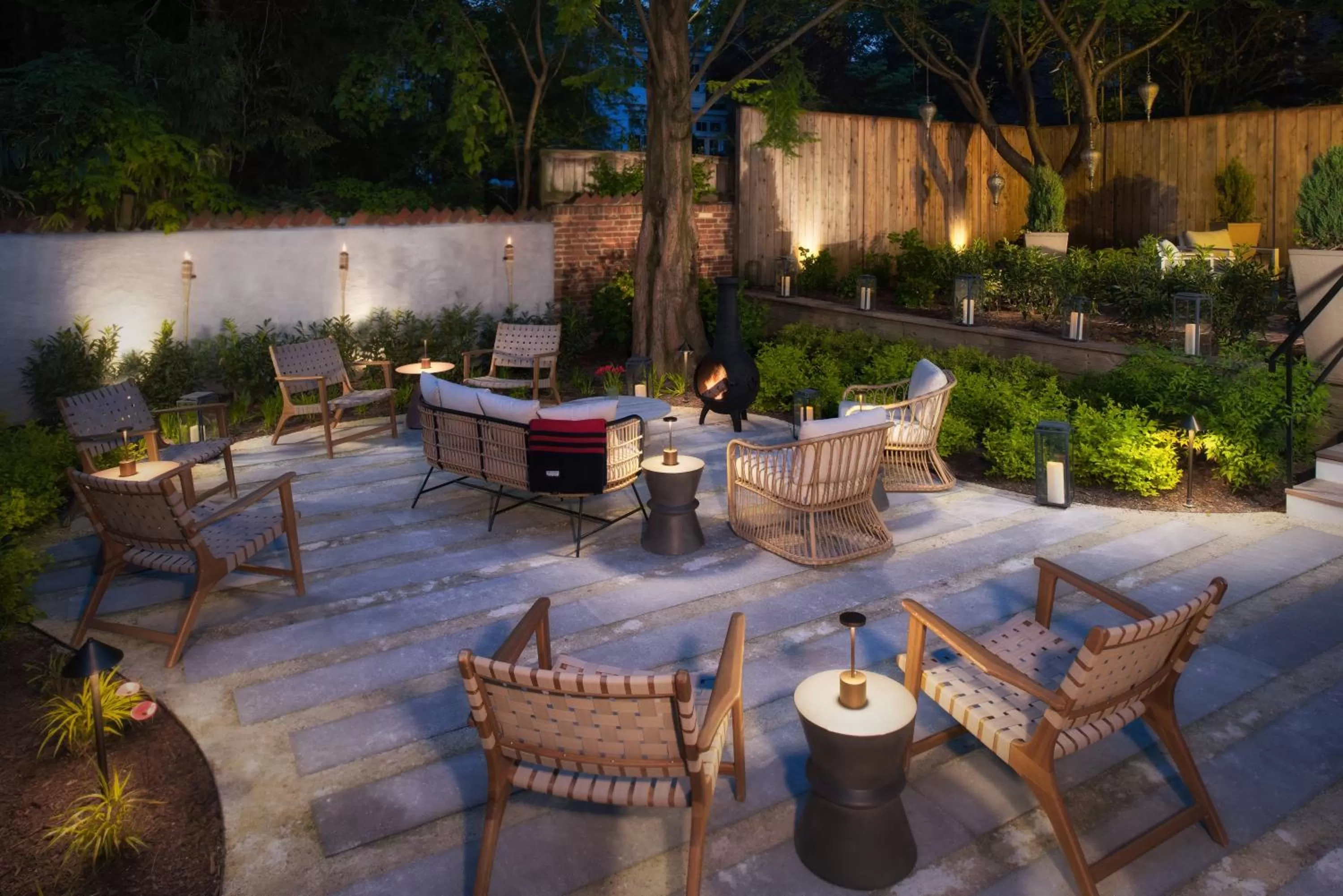 Garden in The Poppy Georgetown Guesthouse and Gardens