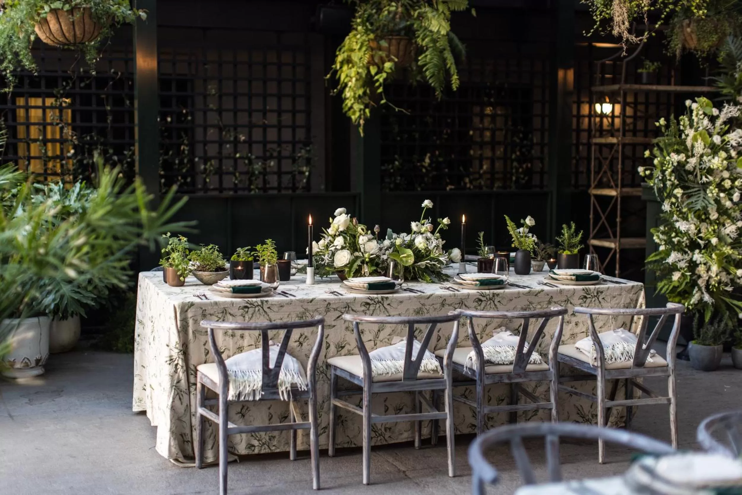 Inner courtyard view in Hotel Emeline