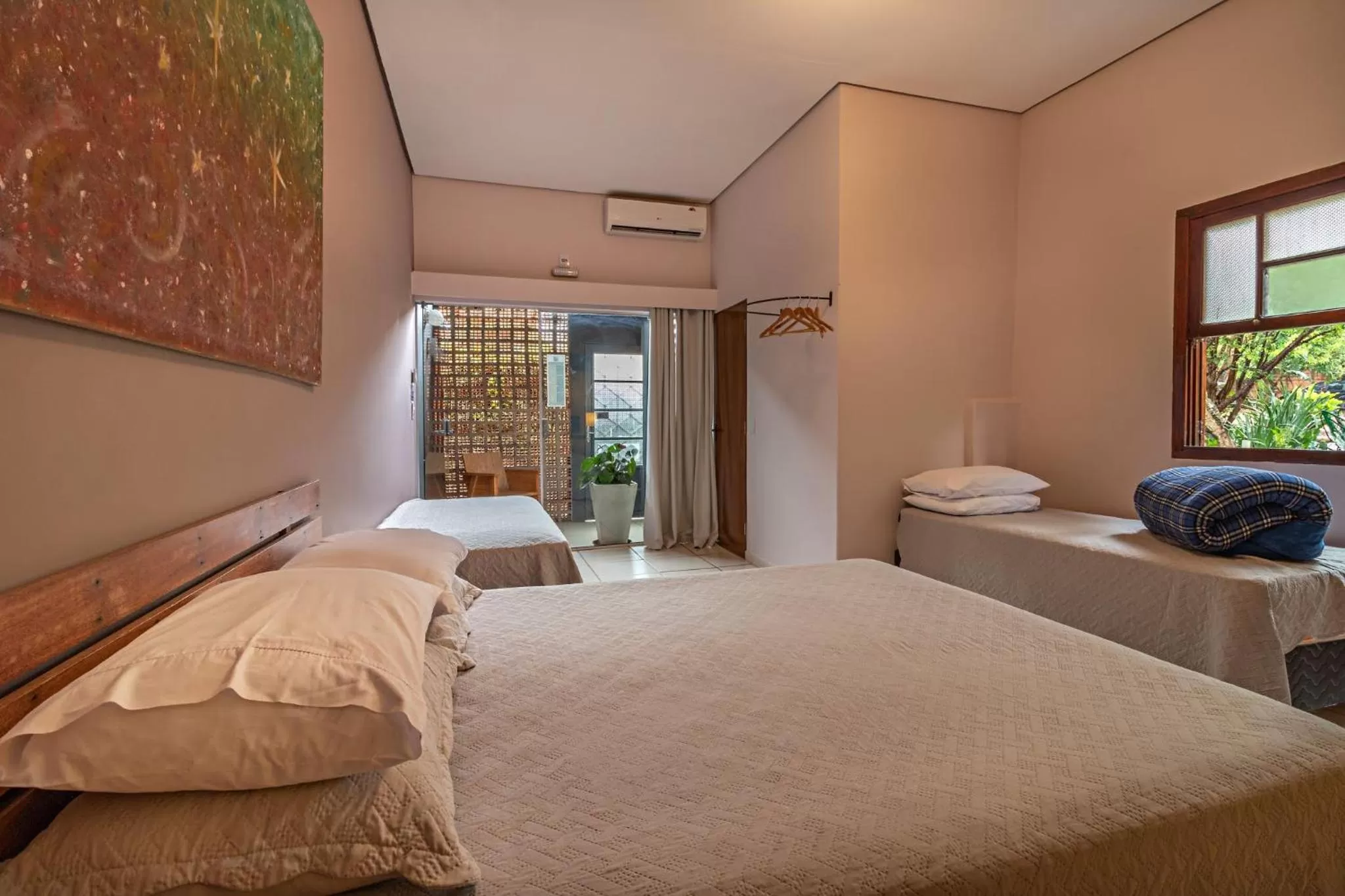 Bed in Suítes no Quintal