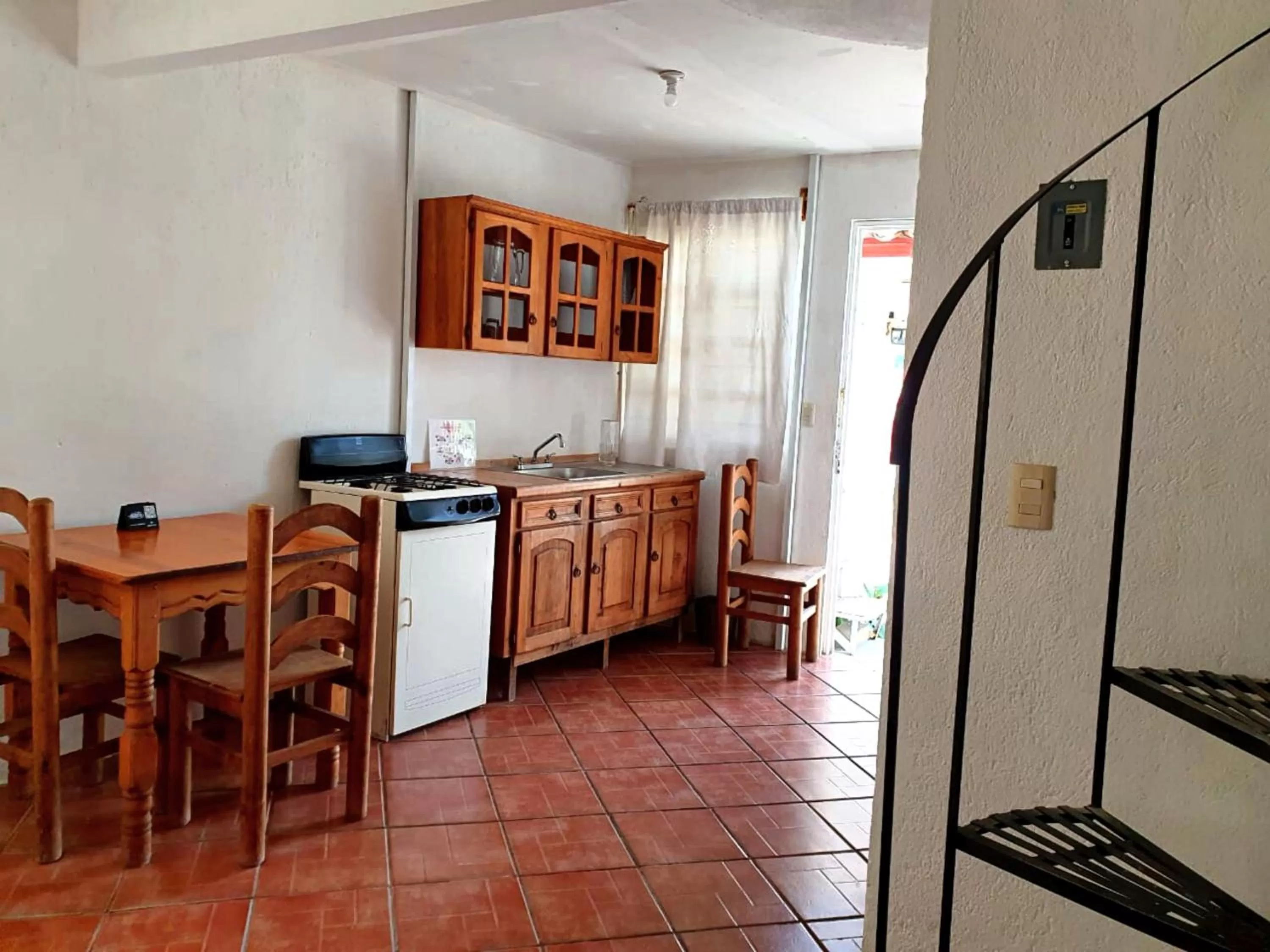 Kitchen or kitchenette in Hotel Paraje Casa Blanca